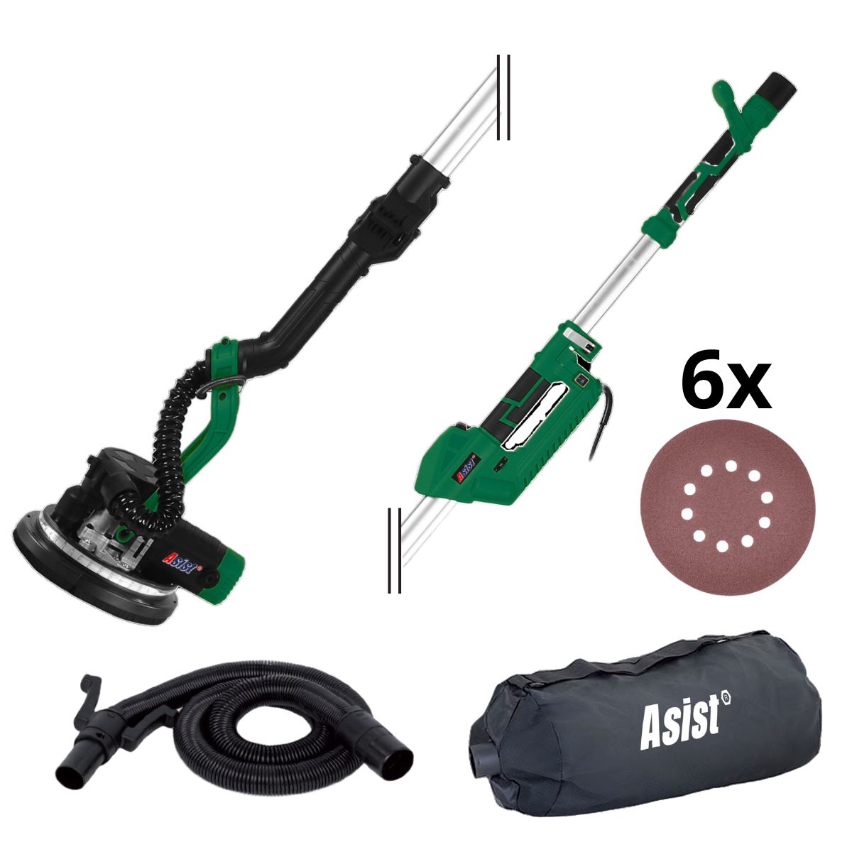 Asist AE3S88 Bruska na sádrokarton 880 W teleskopická
