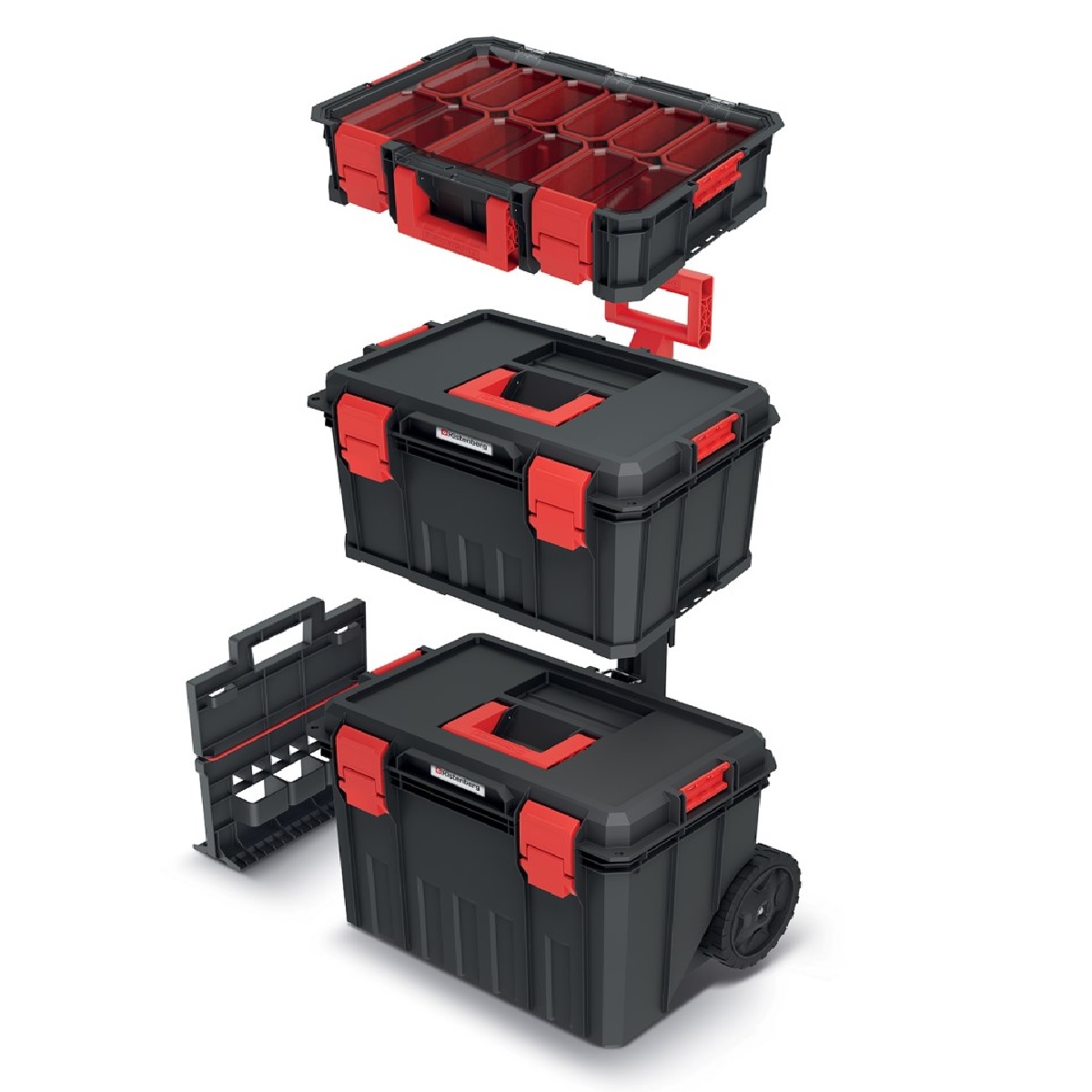 Kistenberg Kufr s organizerem 4v1 na kolečkách MODULAR SOLUTION