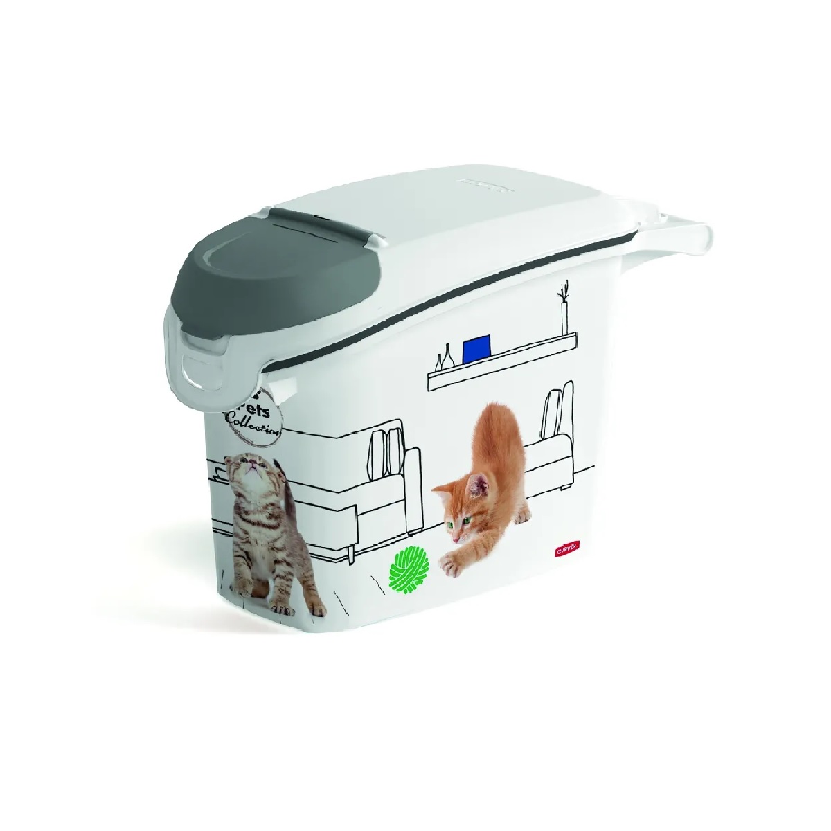 Curver PET 254863 Kontejner na krmivo kočky 6kg