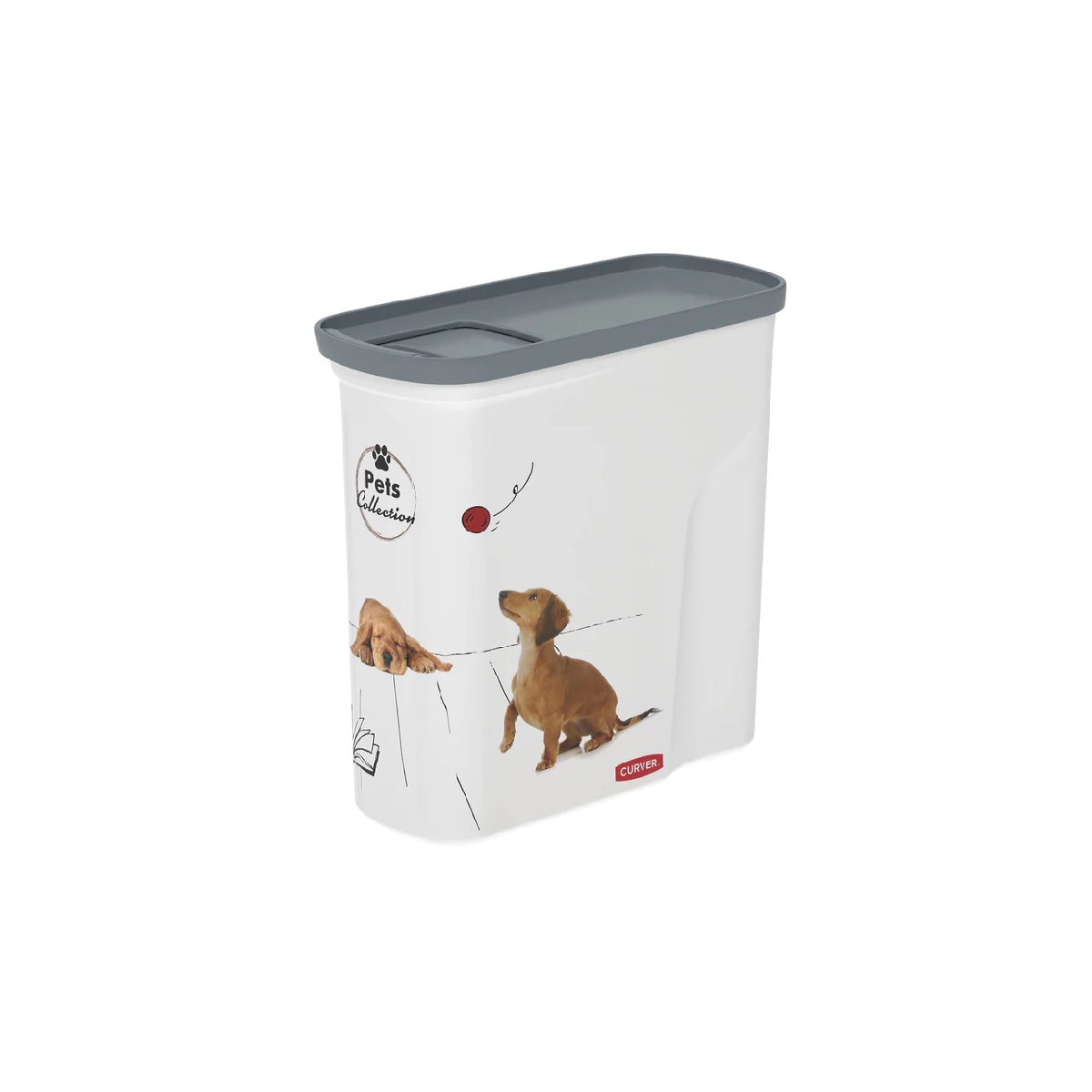 Curver PET 254870 Kontejner na krmivo psi 1,5 kg/2L