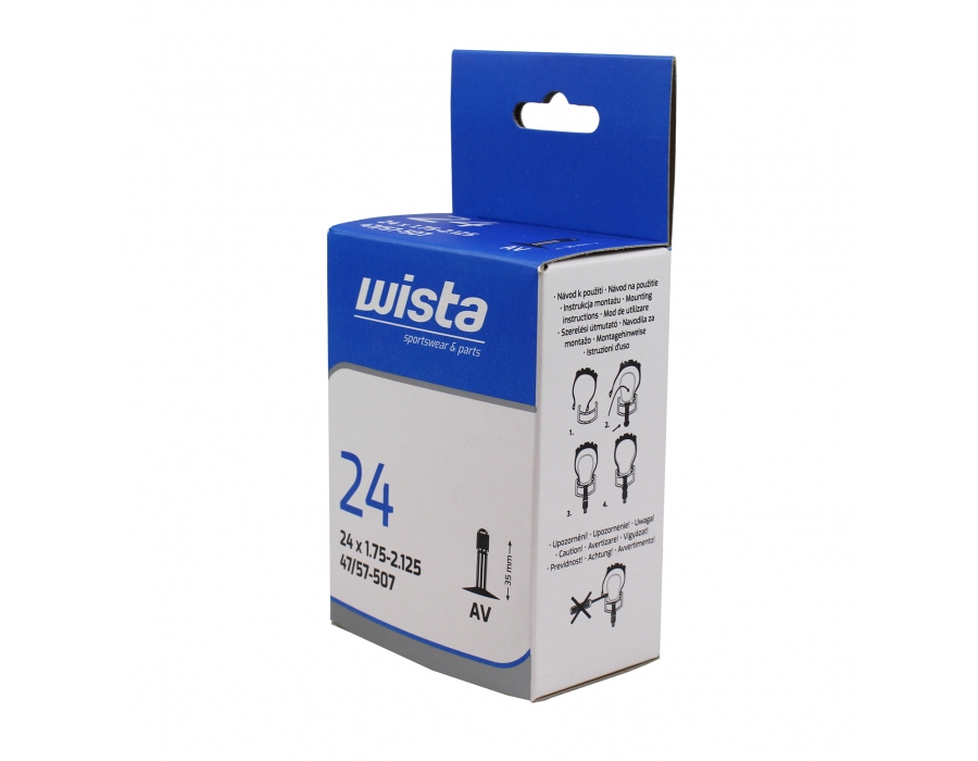 Cyklo duše WISTA 24×1,75–2,125 AV – 80009