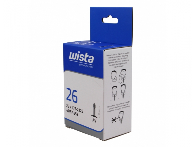 Cyklo duše WISTA 26×1 3/8–1 1/2 DV – 80011