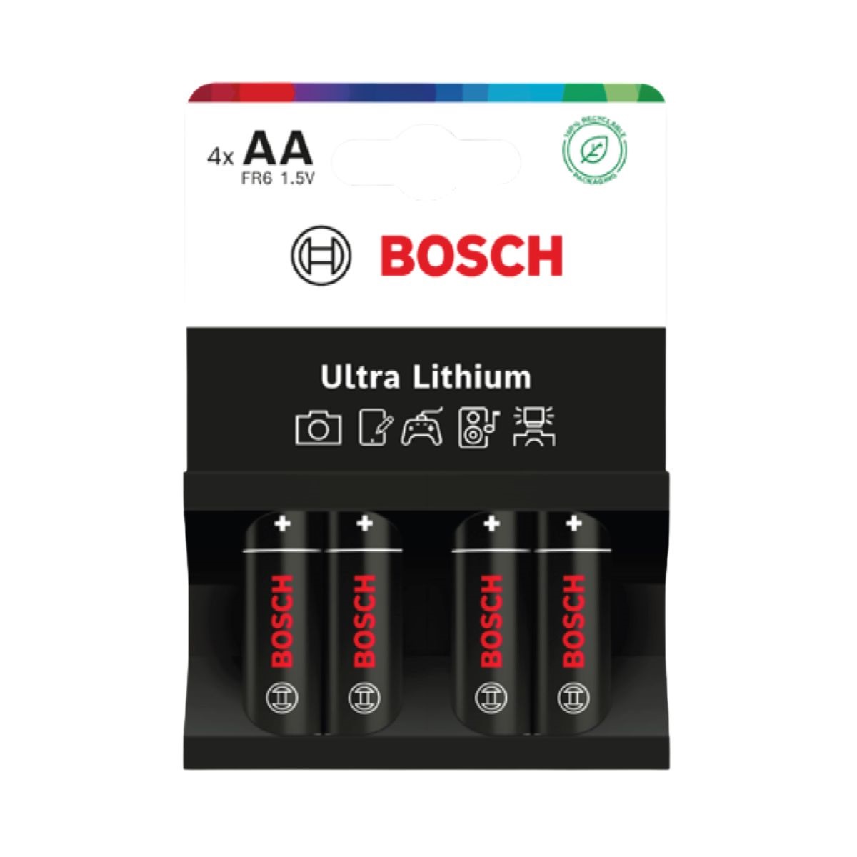 BOSCH Ultra Lithium FR6UL4B-00 Baterie AA, 4ks