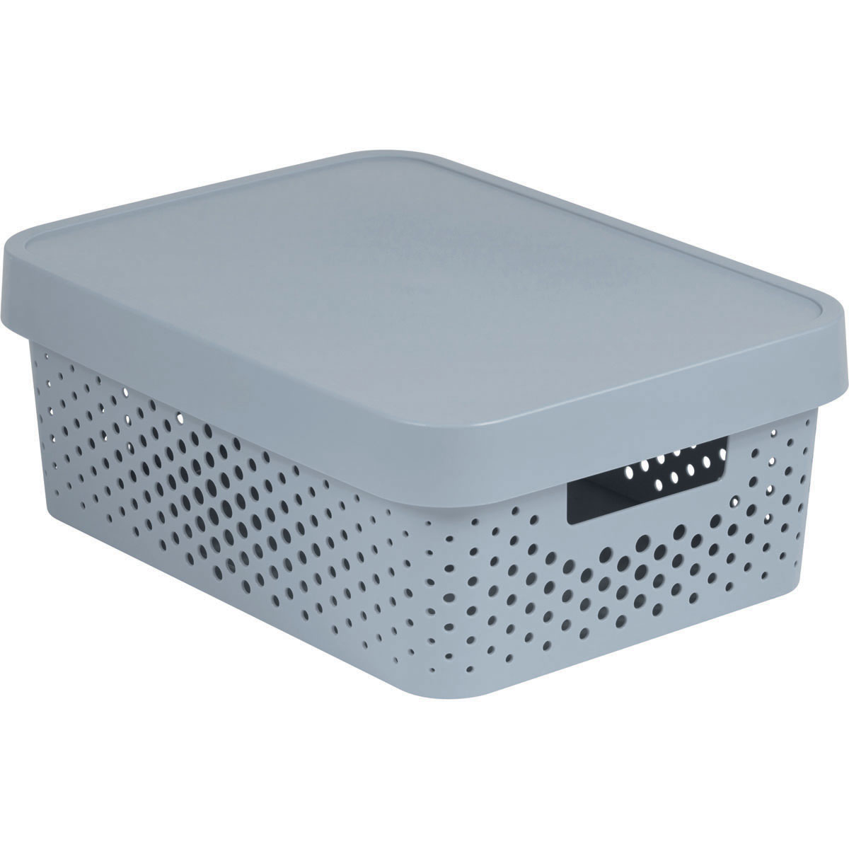 Curver Infinity 229163 Box 11 L, šedý děrovaný