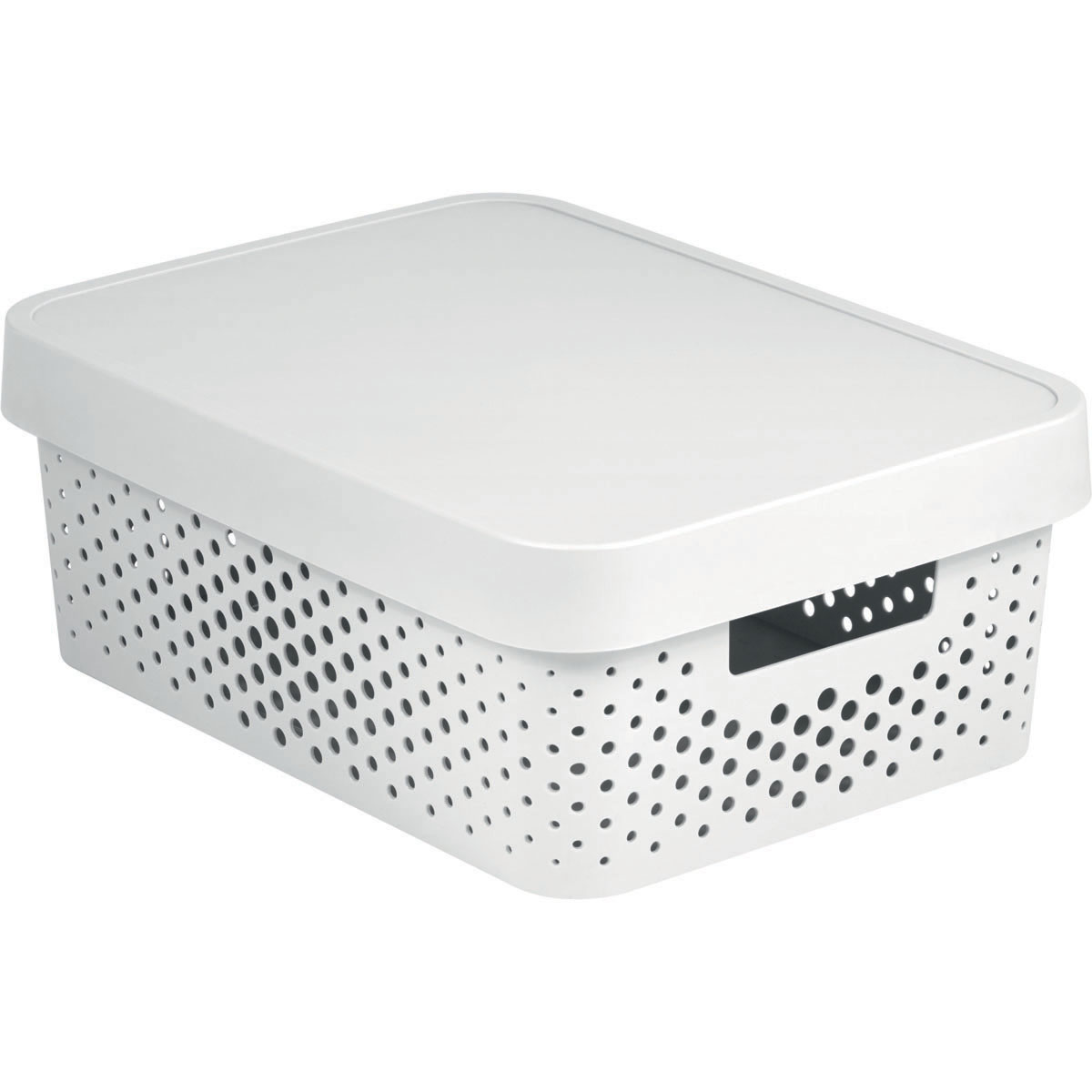 Curver Infinity 229167 Box 11 L, bílý děrovaný