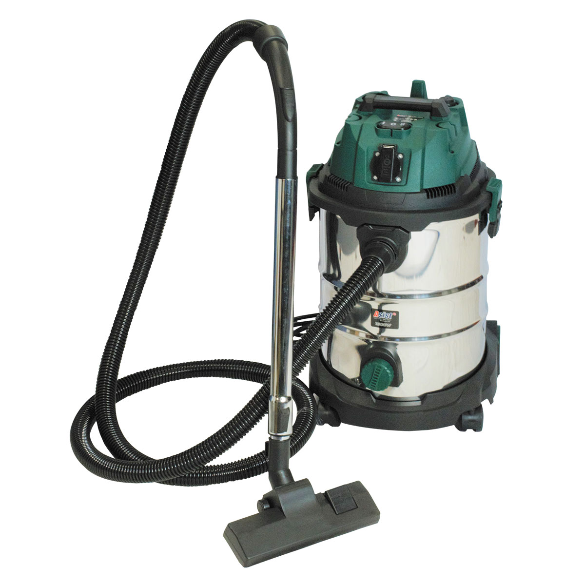 Asist AE7V160-25FS Průmyslový vysavač se synchronizovanou zásuvkou 1600 W, 25 L