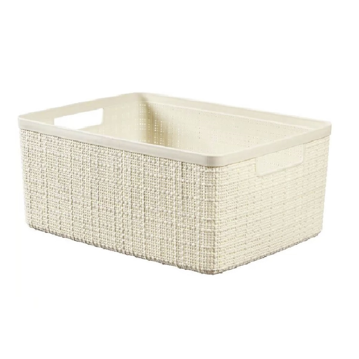 Curver JUTE 245371 Úložný koš 12 L, béžový