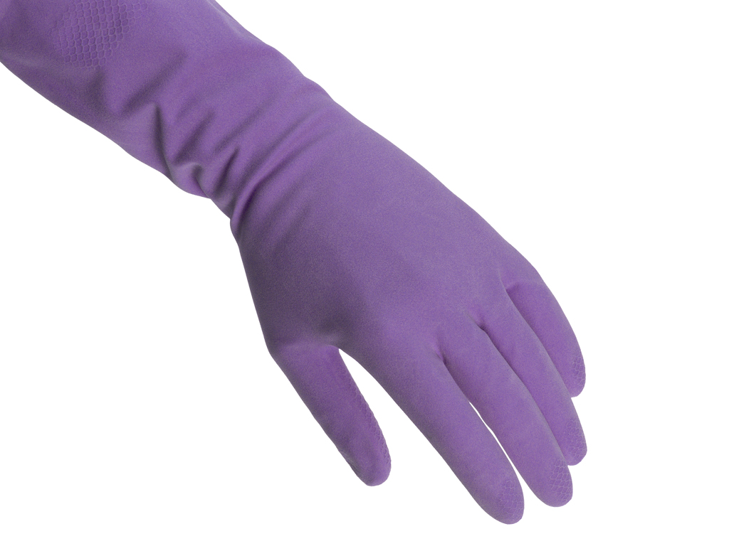 FLORENTYNA Latexové rukavice VIOLA velikost S