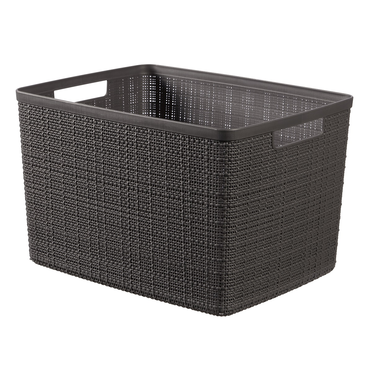 Curver JUTE 245716 Úložný koš 20 L, šedý