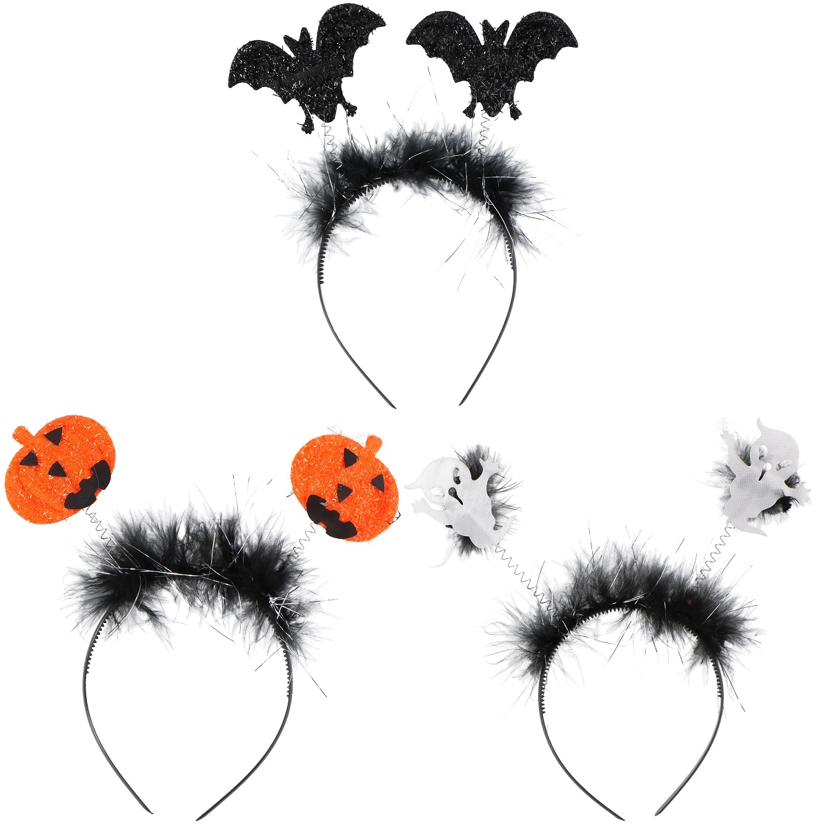 No brand Čelenka Halloween, 3druhy
