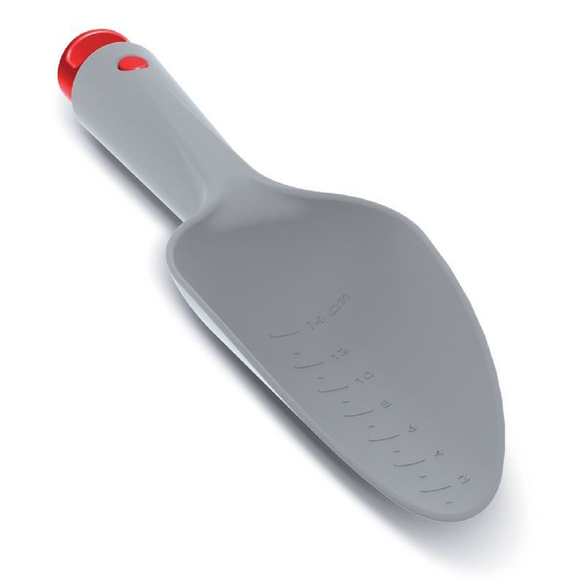 PROSPERPLAST Zahradní lopatka R SCOOP 2 PLUS šedá 30,7cm (odolný ABS plast)