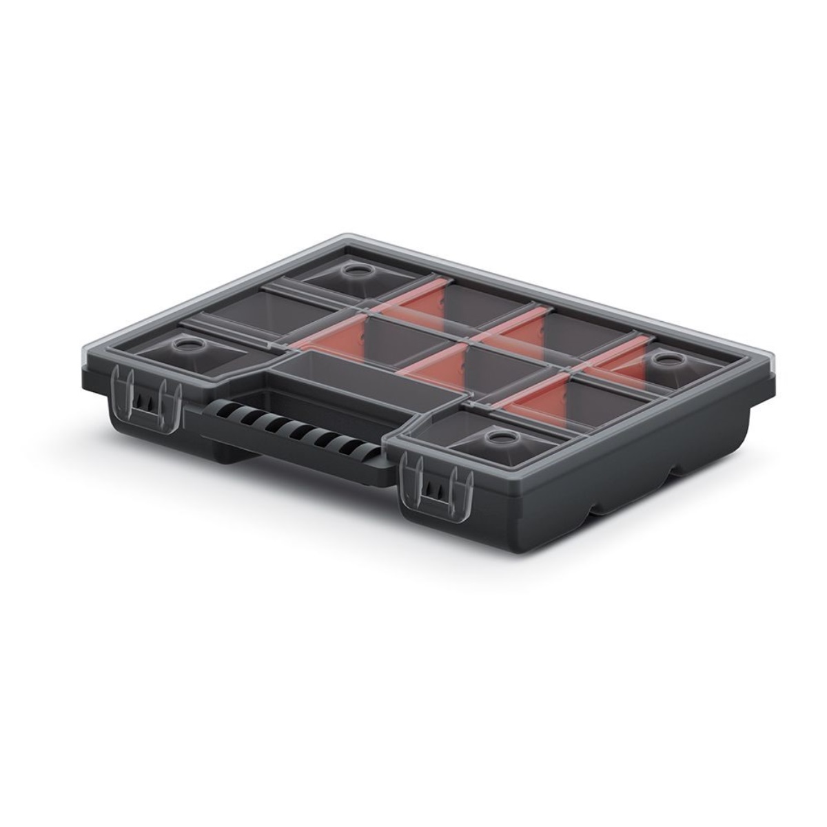 Kistenberg Plastový organizér 10 přihrádek NOR 195x155x35 červený