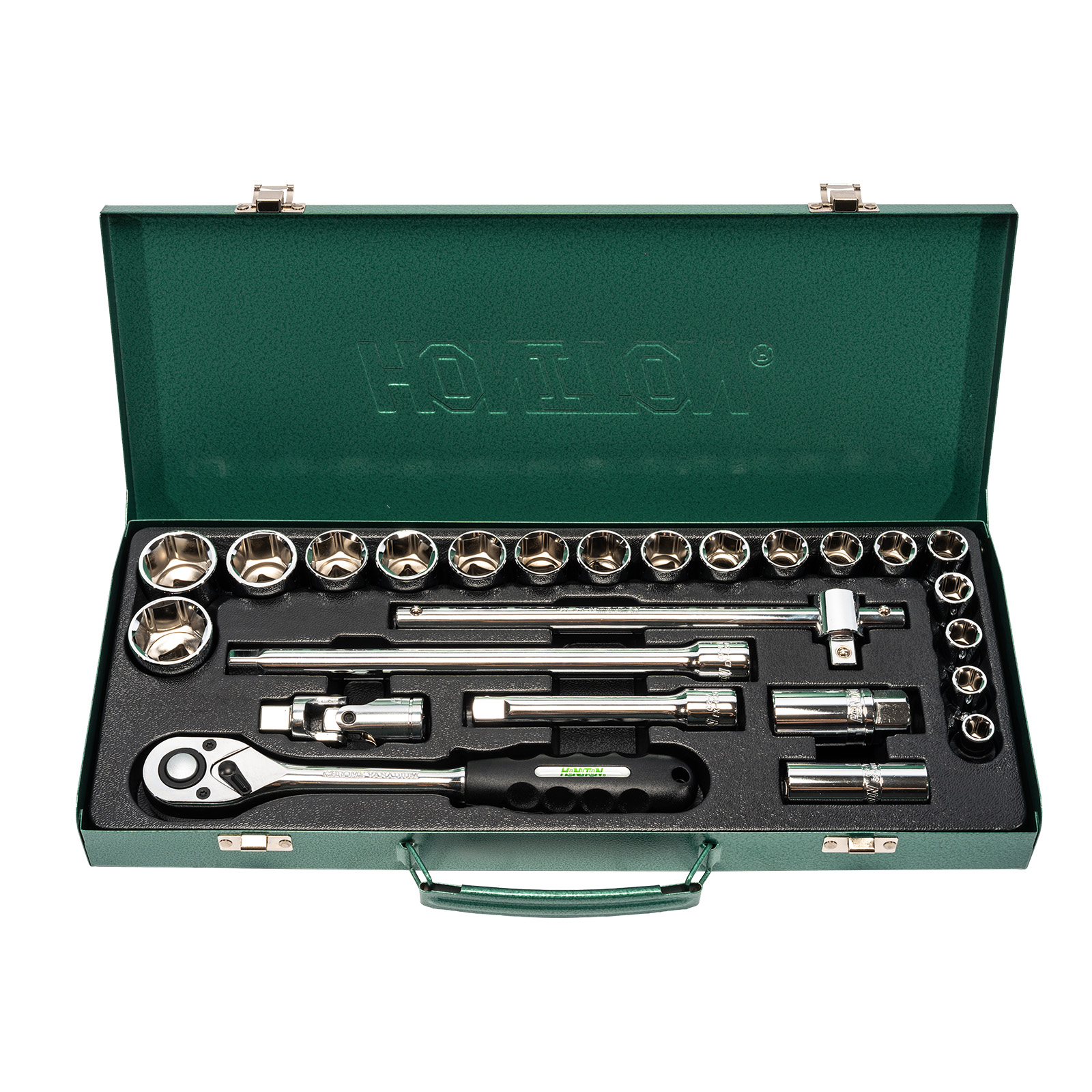 HONITON Sada hlavic 1/2” 25 dílů
