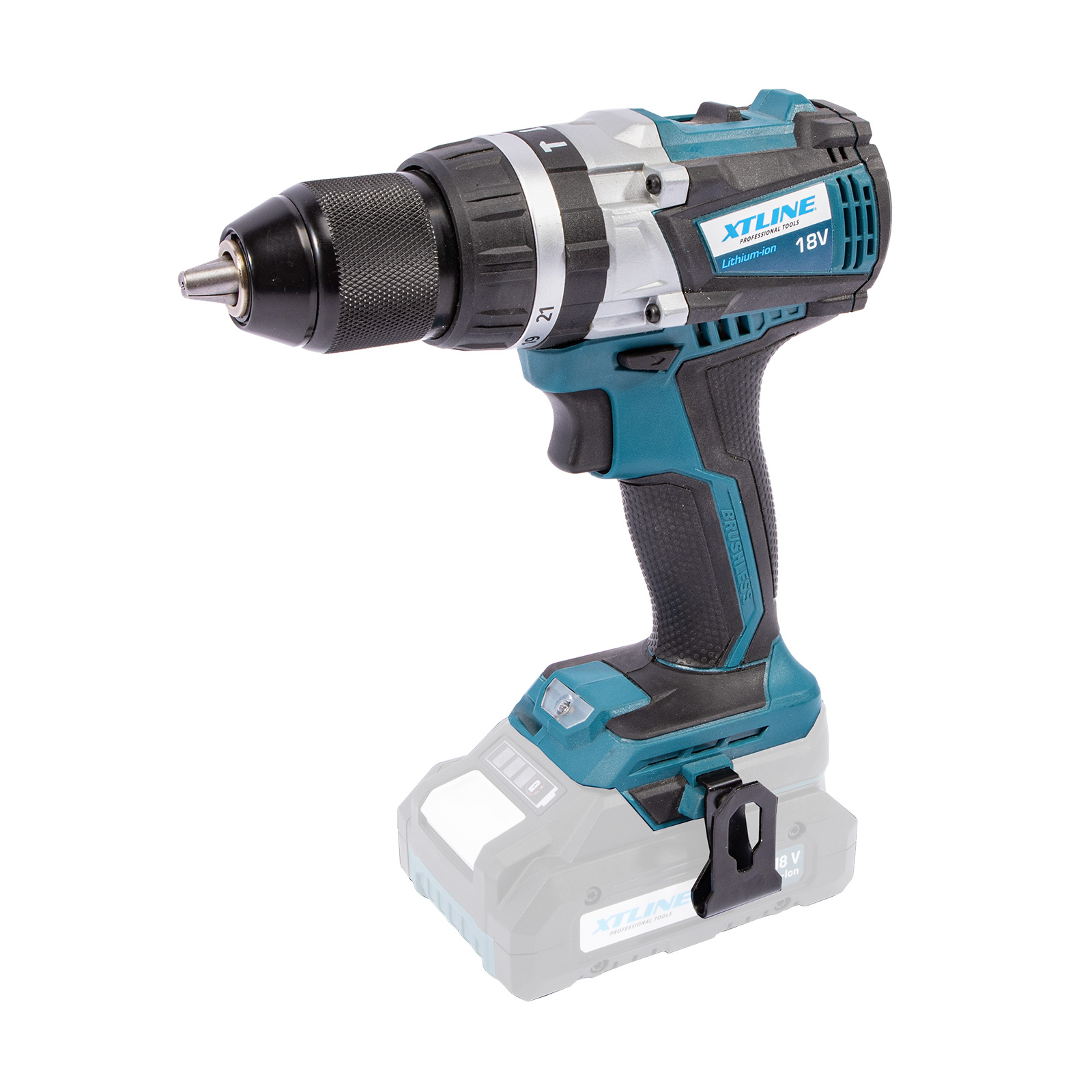 XTline XT-Power XT102800 AKU vrtačka s příklepem BRUSHLESS 18 V