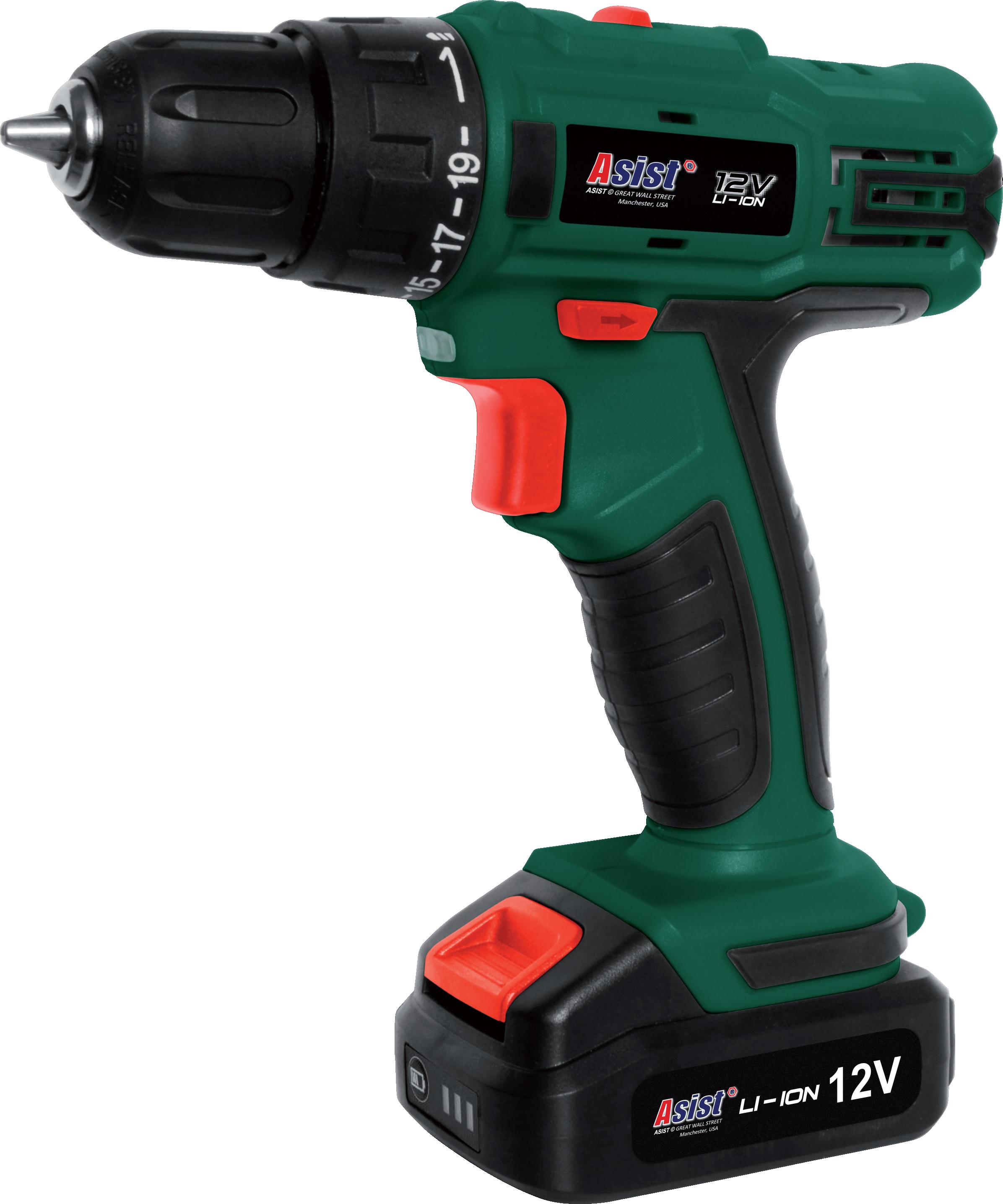Asist AE2V12DN-201 AKU vrtačka 12 V, 2,0 Ah