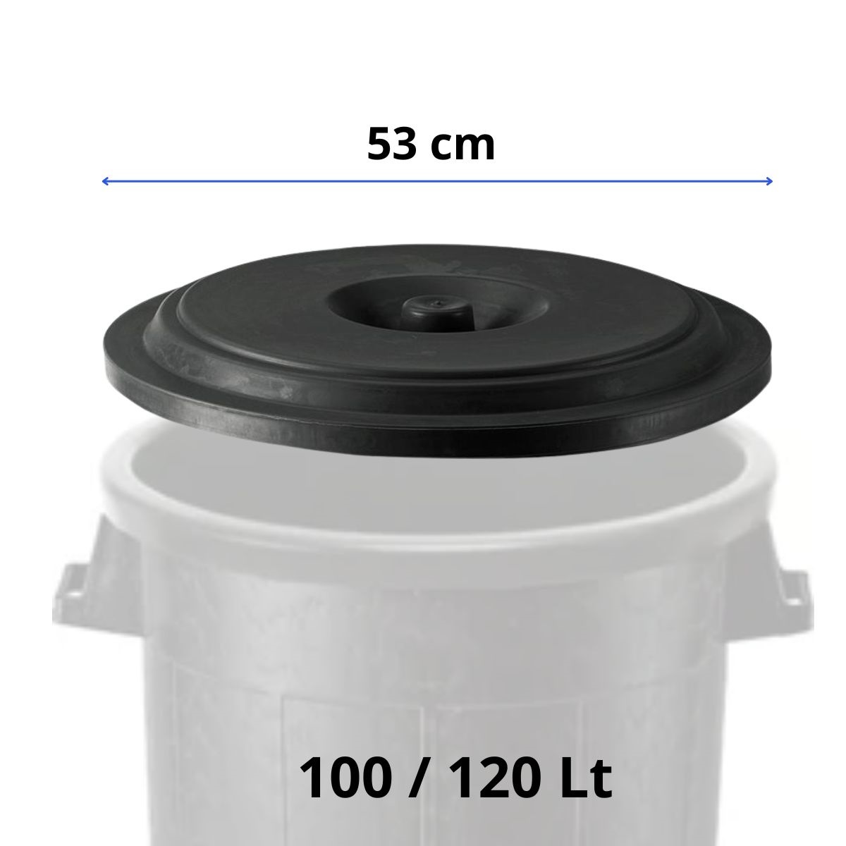 STEFANPLAST Víko pro koše Drum 100/120 l