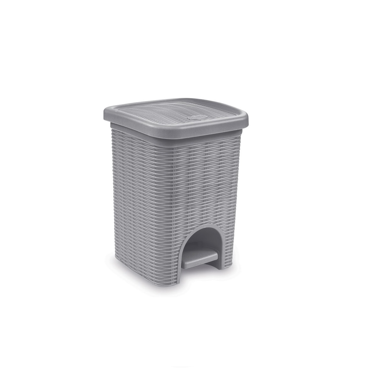 STEFANPLAST Odpadkový koš do koupelny Elegance 6l, šedý