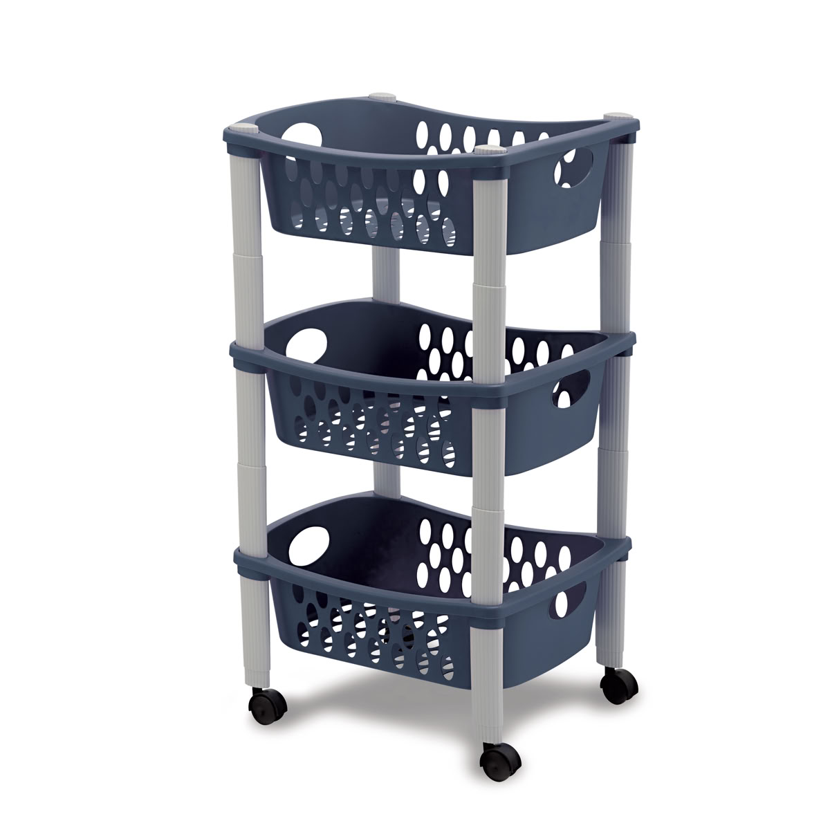 STEFANPLAST Kuchyňský vozík Otello, modrý