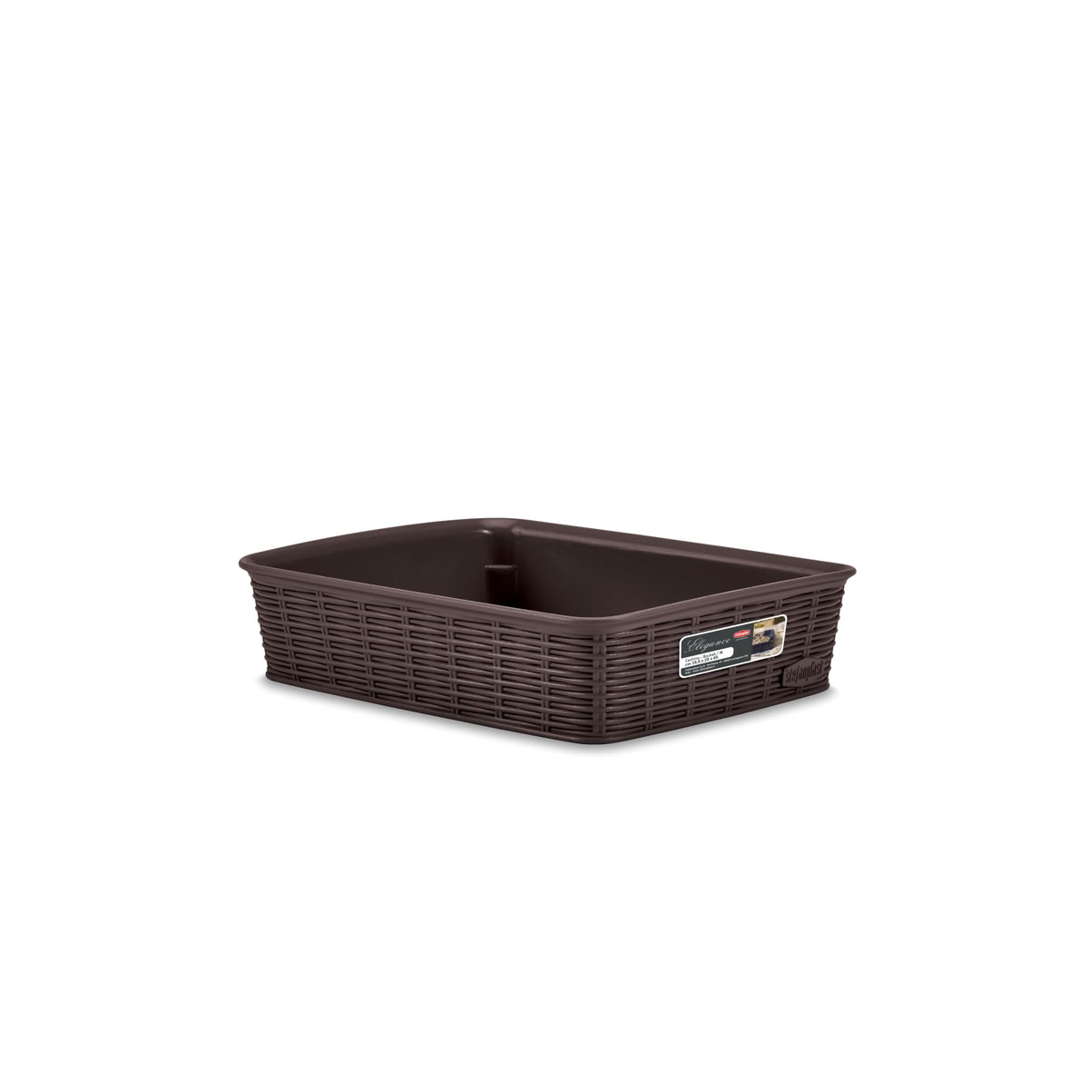 STEFANPLAST Elegance 30932 Úložný koš M, hnědý