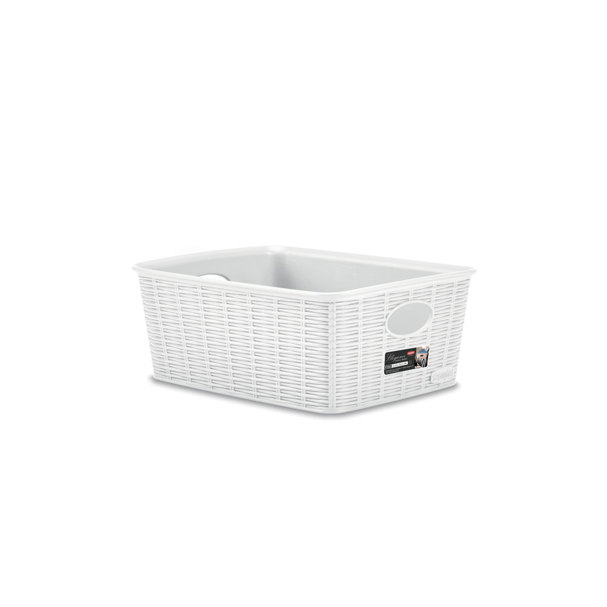 STEFANPLAST Elegance 30970 Úložný koš M High, bílý