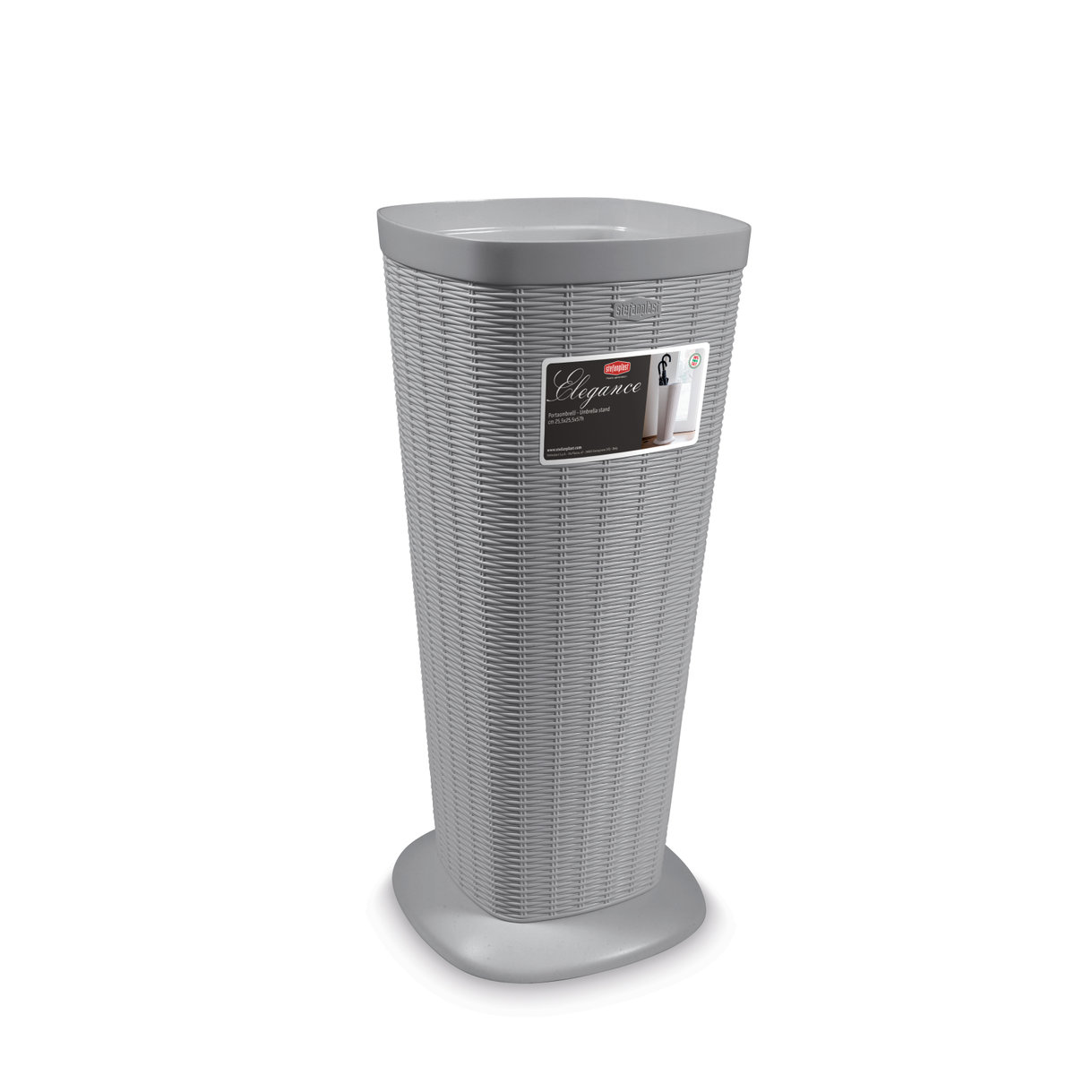 STEFANPLAST Stojan na deštníky, šedý
