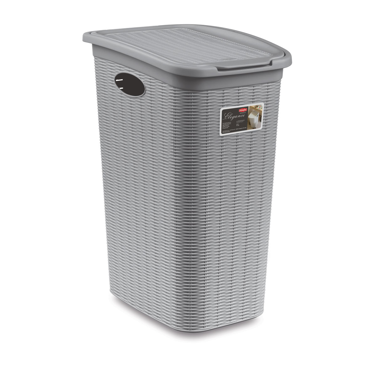 STEFANPLAST Koš na prádlo Elegance 36 l, šedý