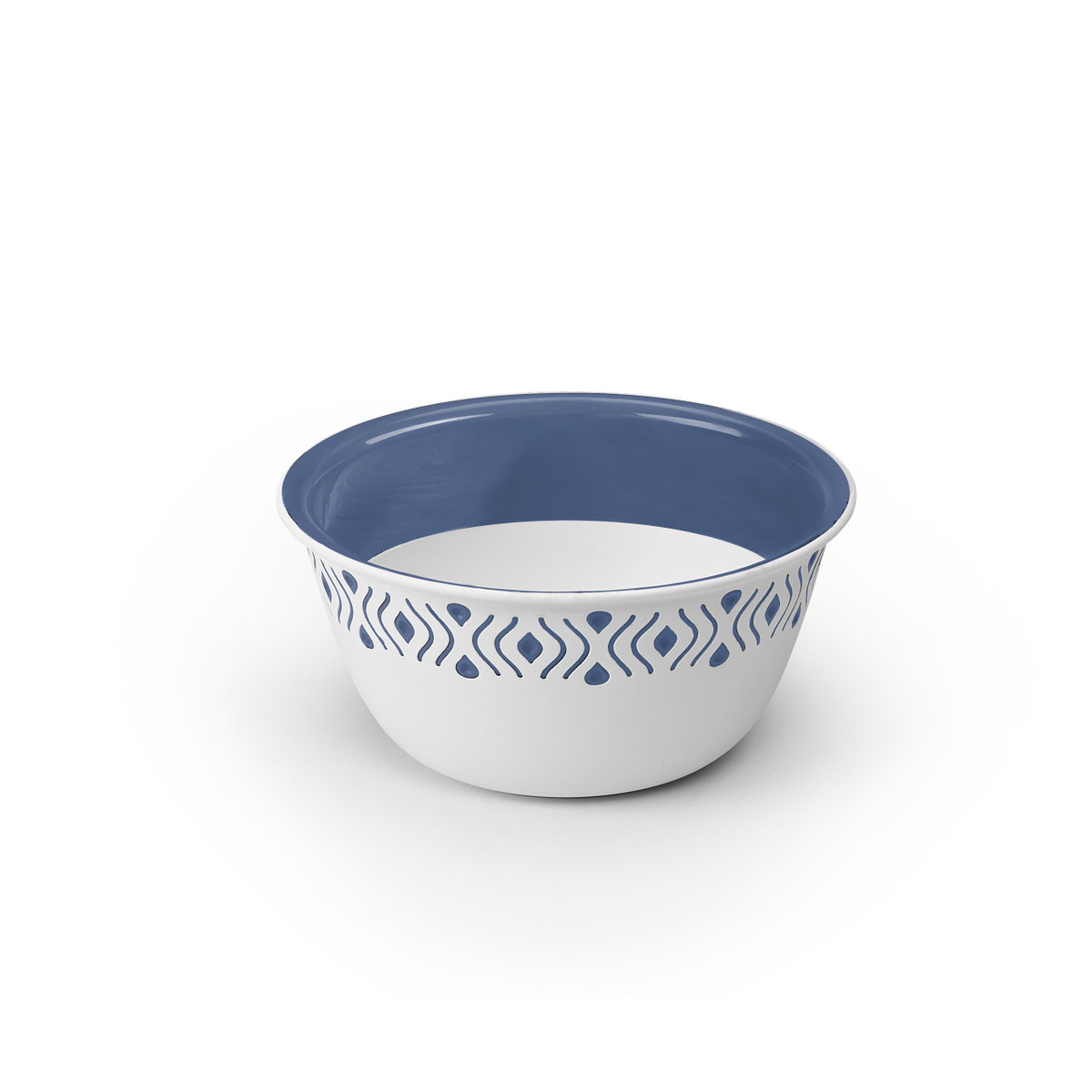 STEFANPLAST Tosca 54901 Plastová miska průměr 13 cm, bílá/modrá