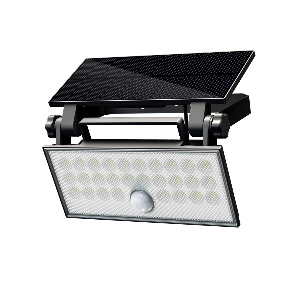 TOP LIGHT Světlo nástěnné Heleon PIR PRO, Černá