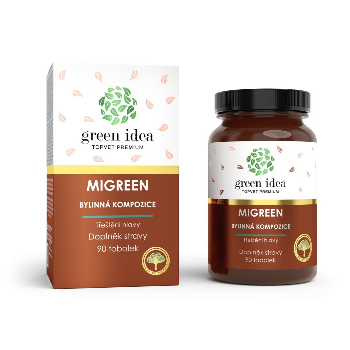 Green idea Migreen tobolky 90 ks