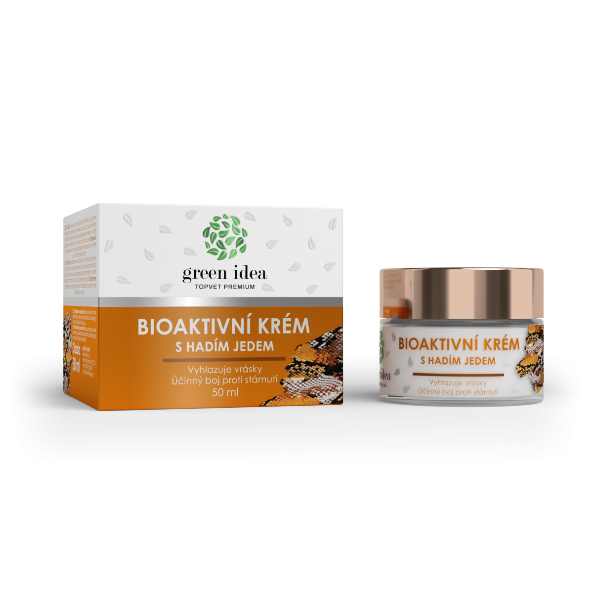 Green idea Bioaktivní krém s hadím jedem 50 ml