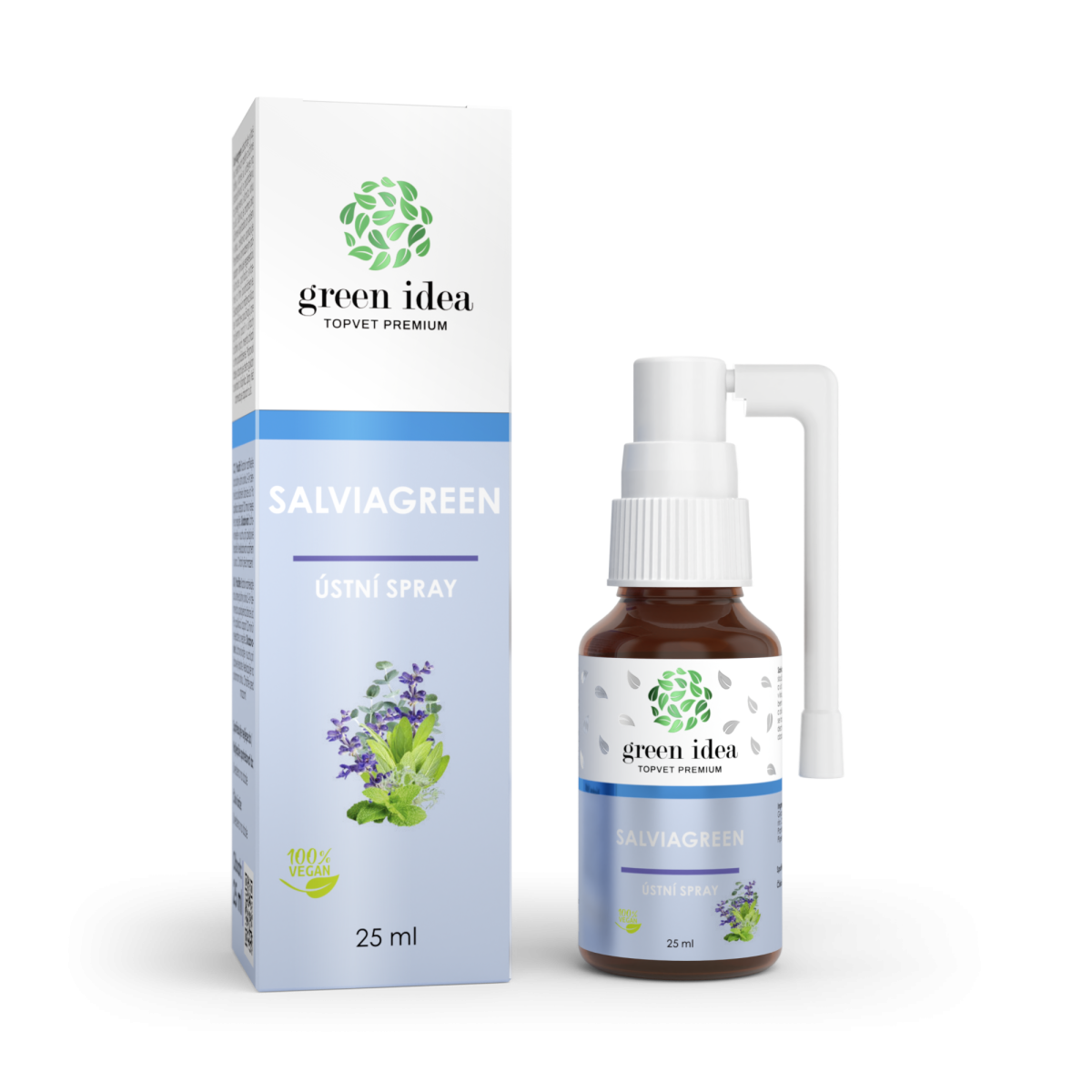 Green idea Salviagreen - ústní sprej 25 ml