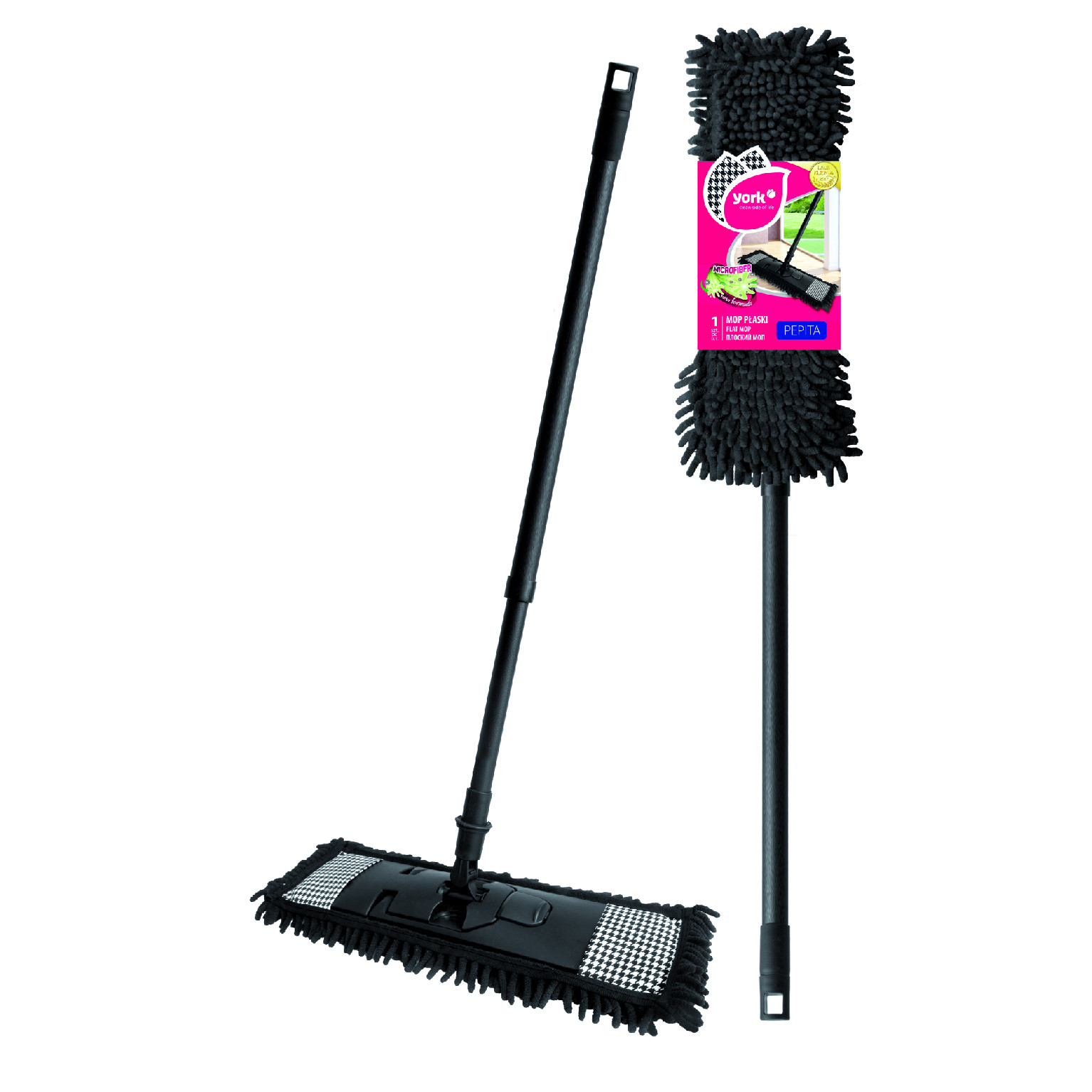 YORK Plochý mop PEPITA