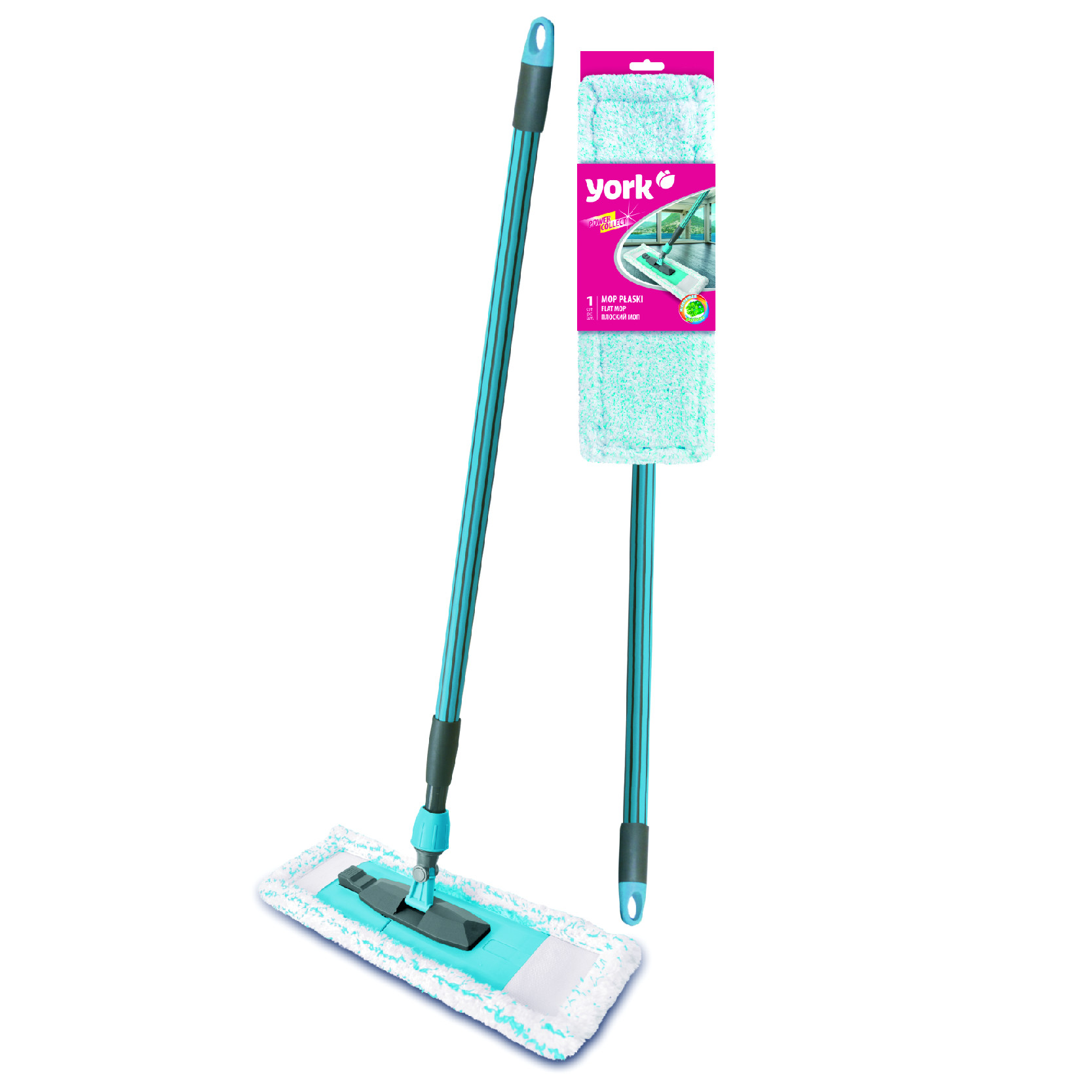 YORK Plochý mop Power Collect