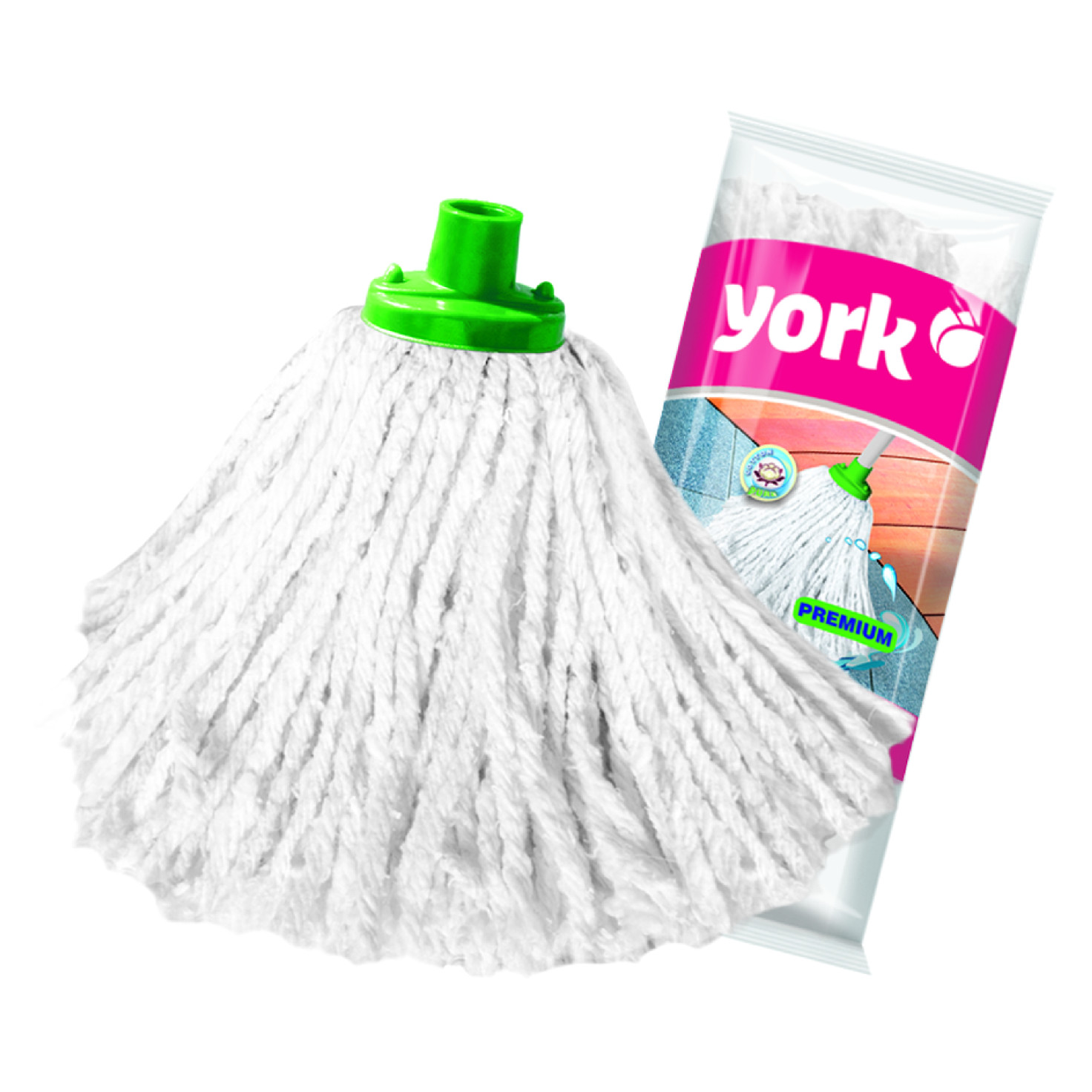 YORK Bavlněná hlavice mopu PREMIUM
