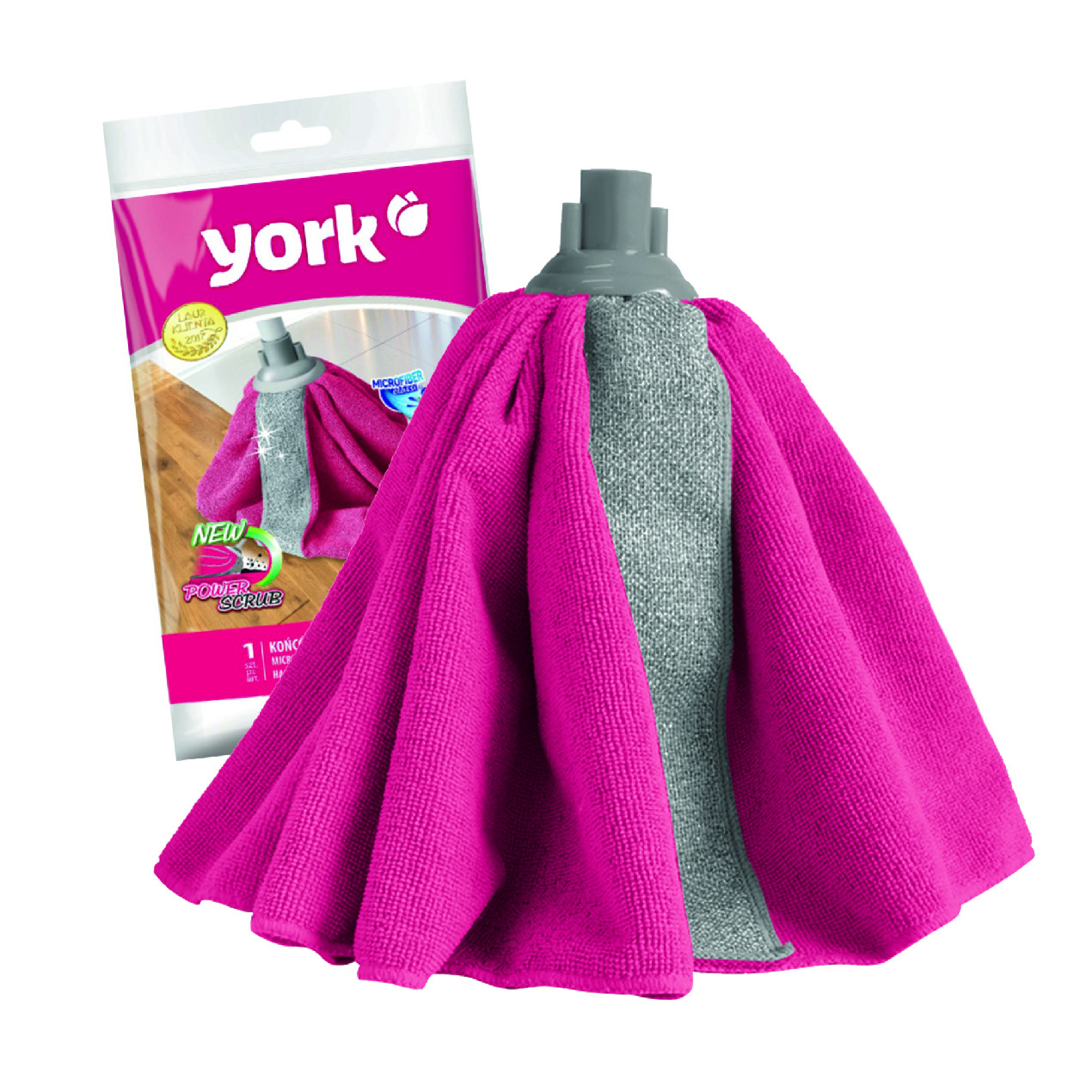 YORK Mikrovláknová hlavice mopu RUBI