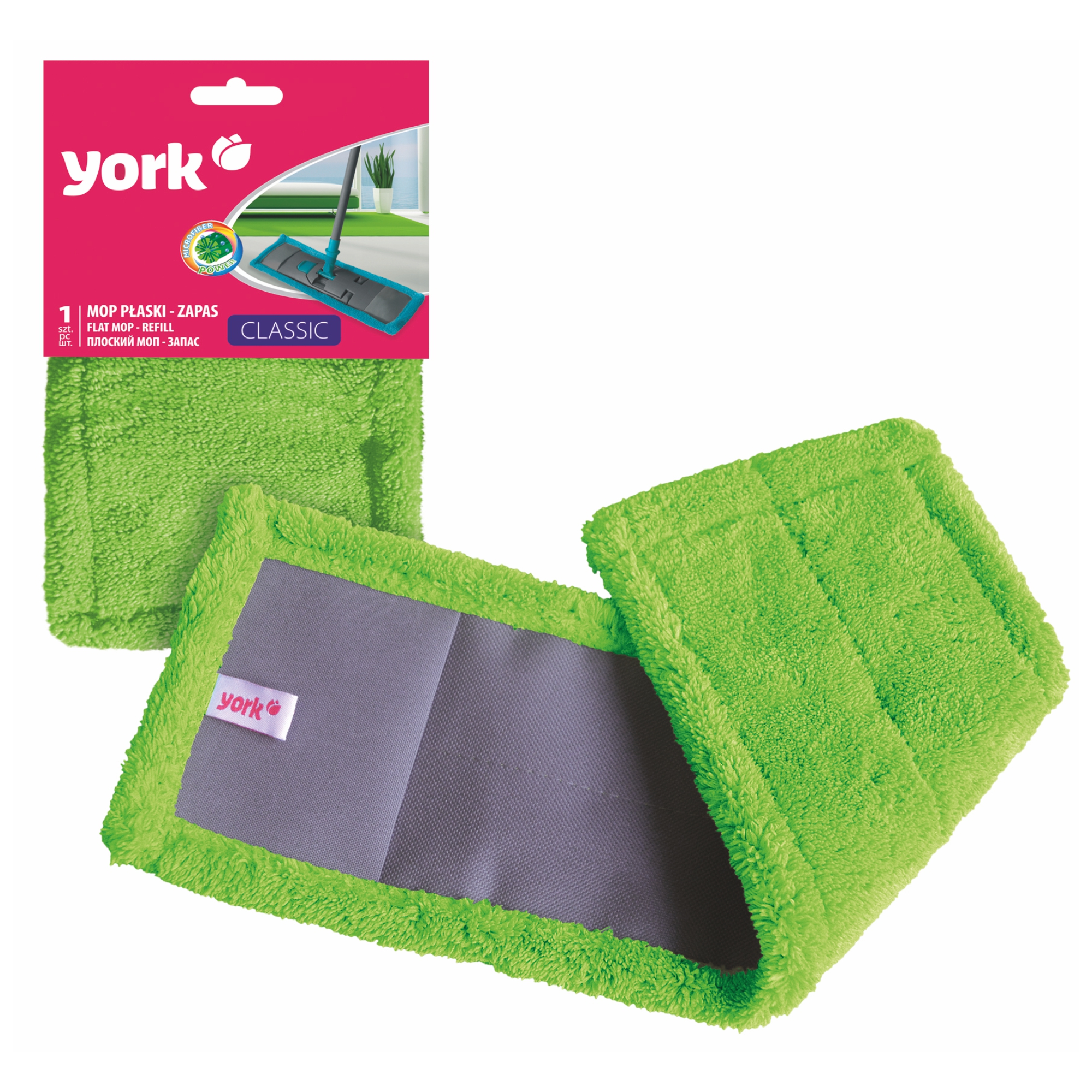 YORK Náhradní návlek na plochý mop CLASSIC NY