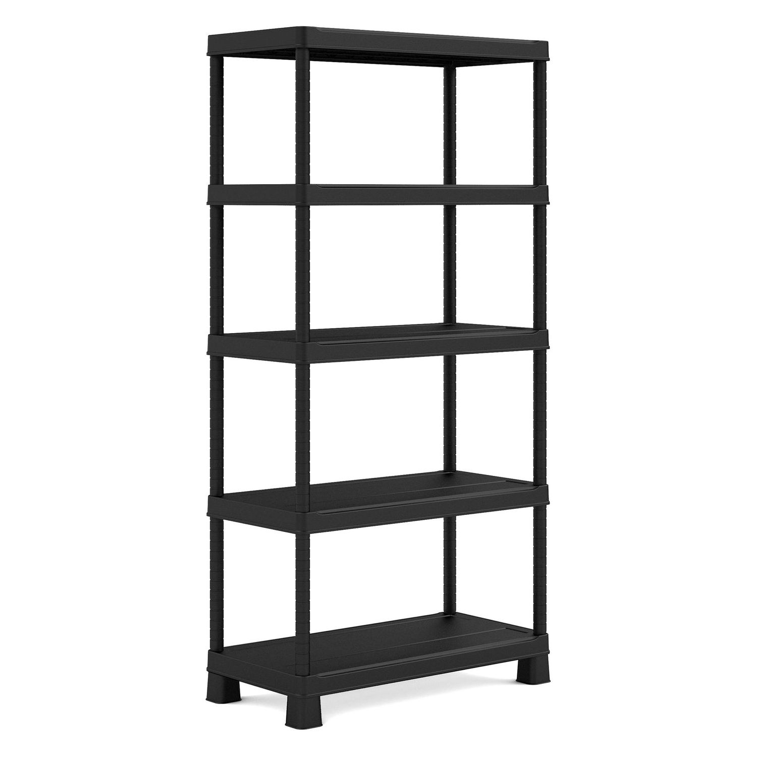 KIS-KETER Tribac 009933BK01 Regál 5 polic, šířka 90 cm