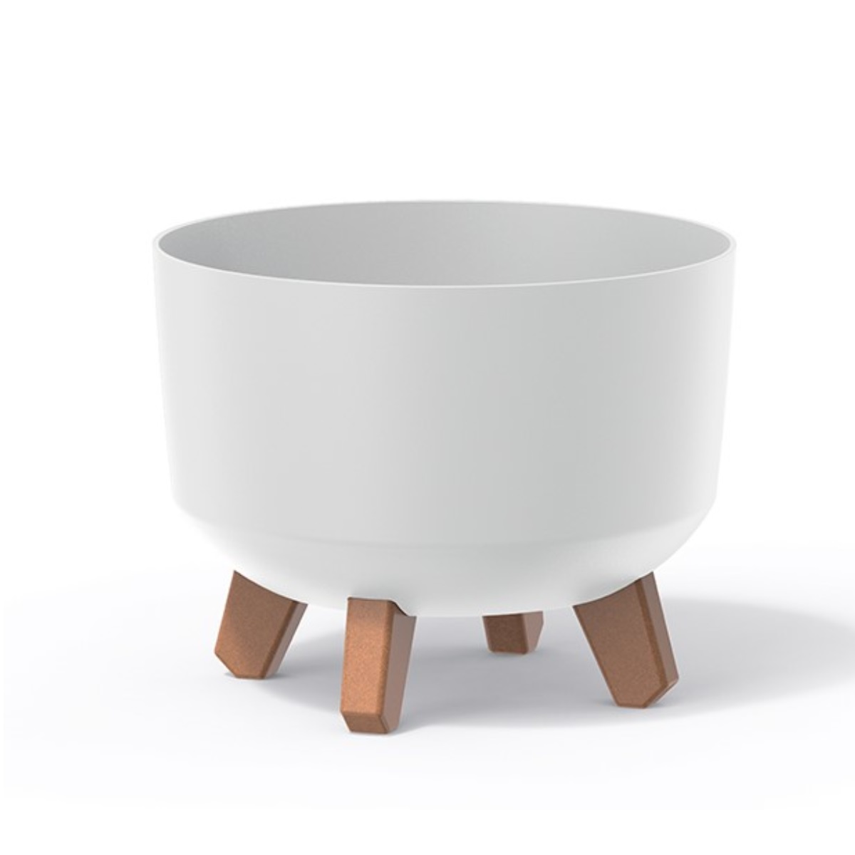PROSPERPLAST Květináč GRACIA STANDARD 23,5cm bílý