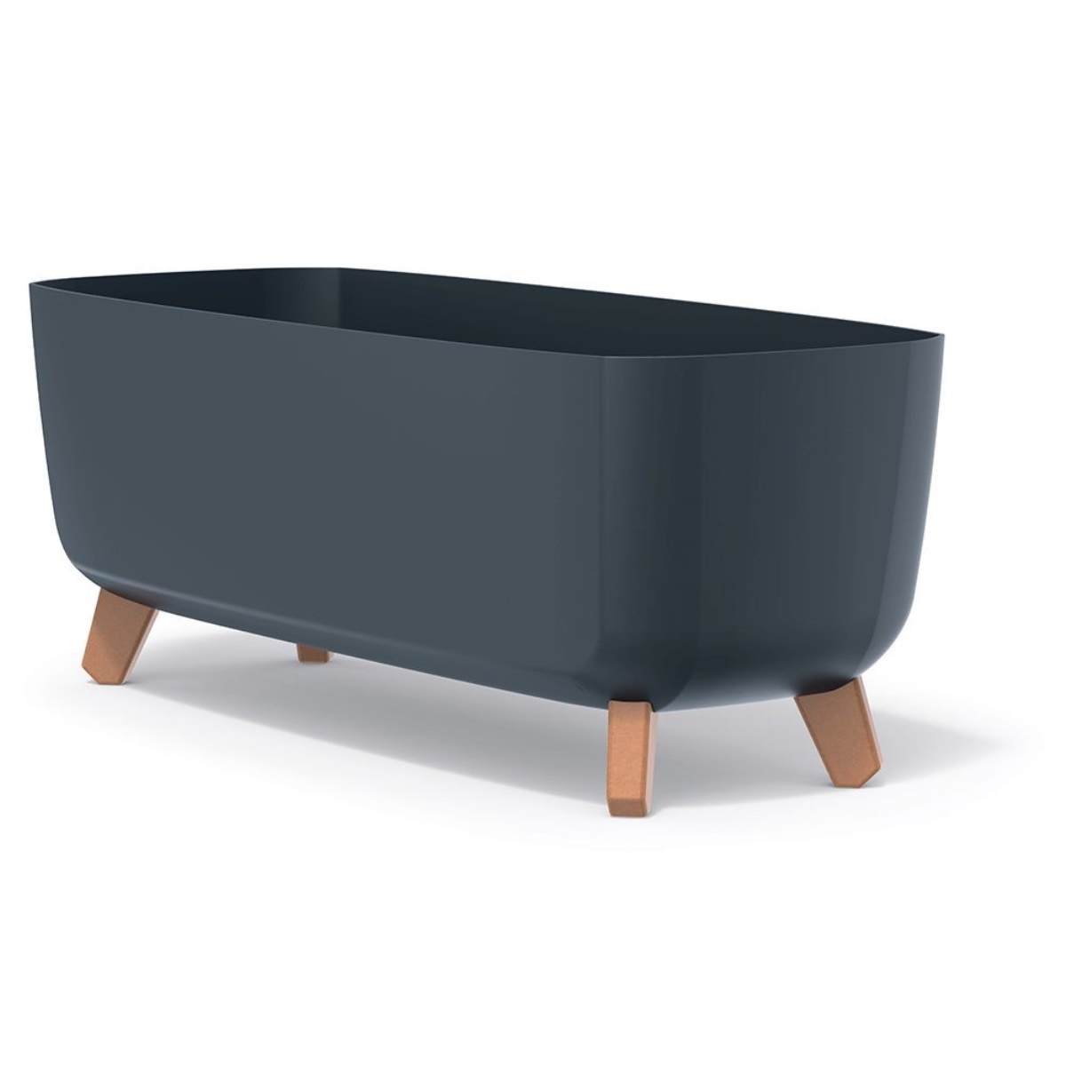 PROSPERPLAST Květináč GRACIA CASE 58cm antracit
