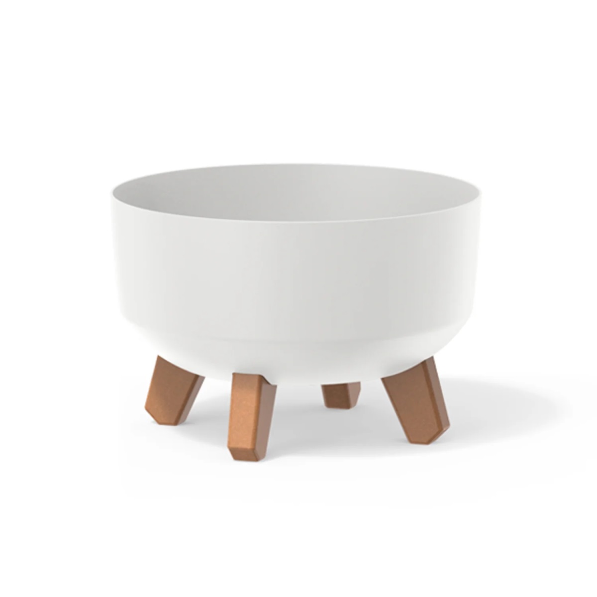 PROSPERPLAST Květináč GRACIA LOW 23,5 cm bílý