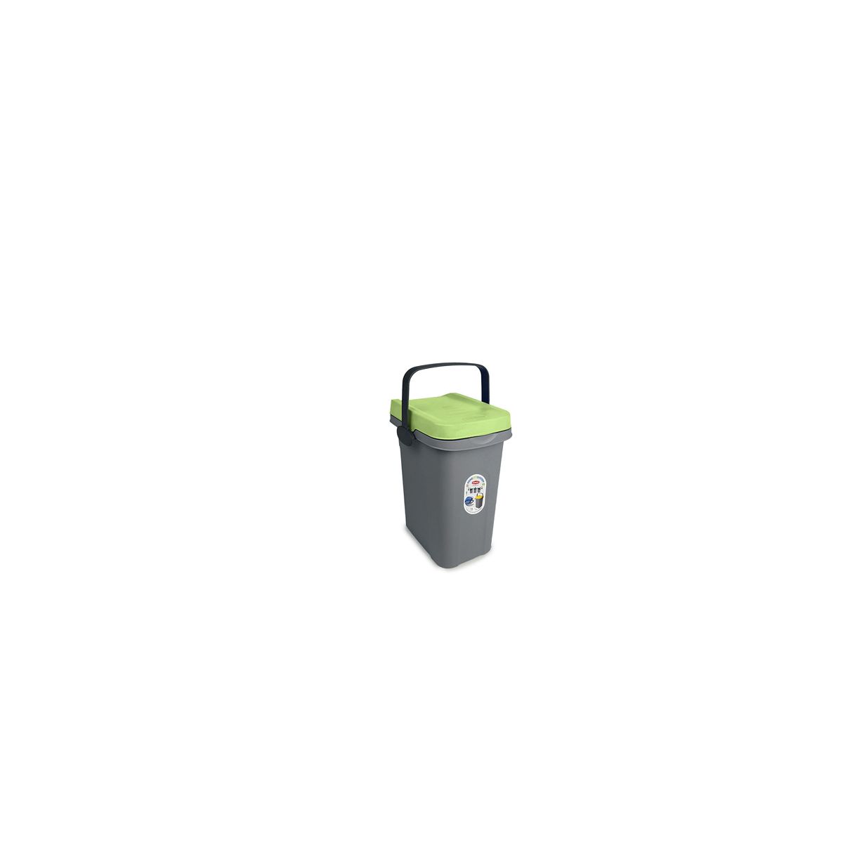 STEFANPLAST Odpadkový koš Home Eco System 7 l, zelený
