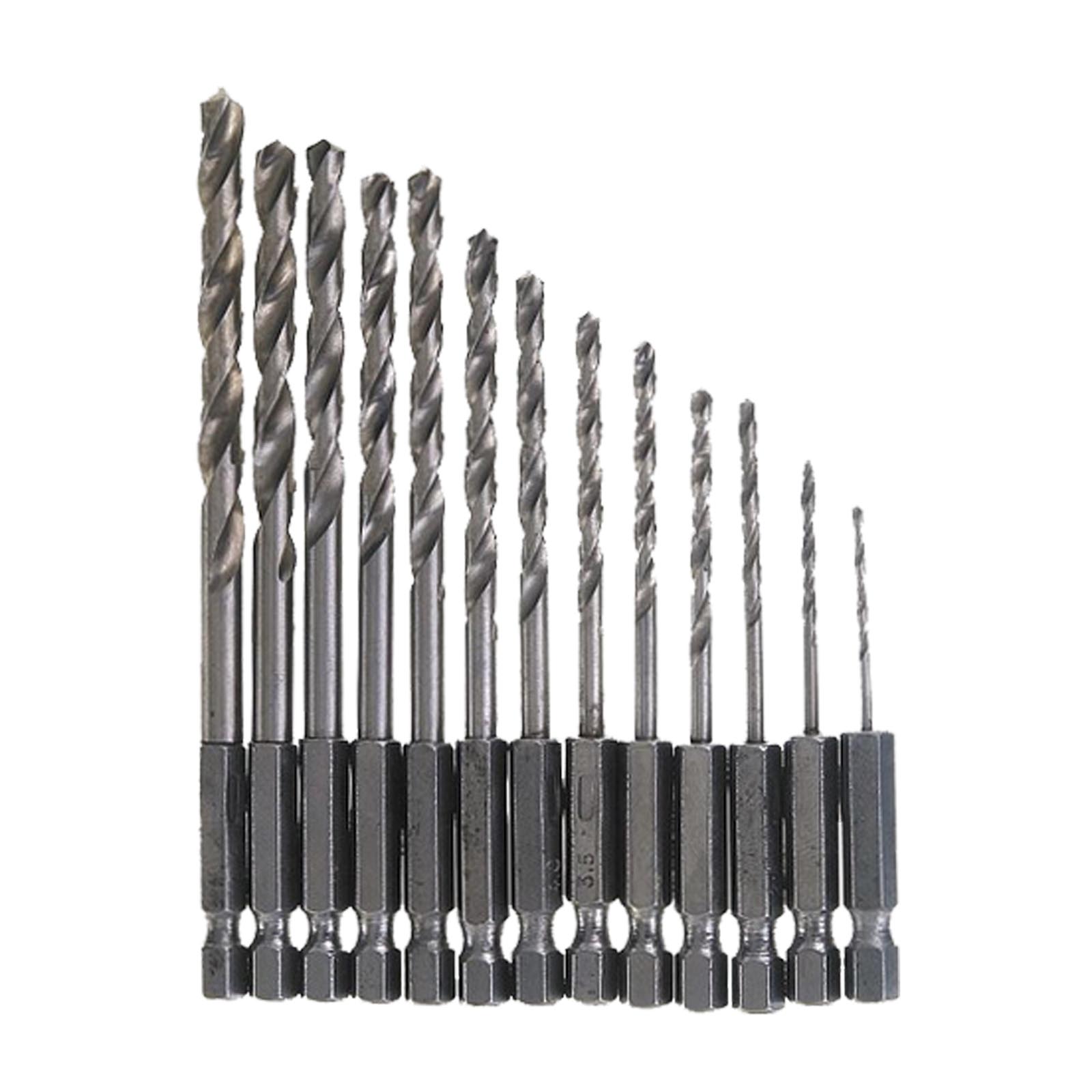 STAVTOOL Sada vrtáků do kovu HSS-R | 1,5 - 6,5 mm 13 dílů