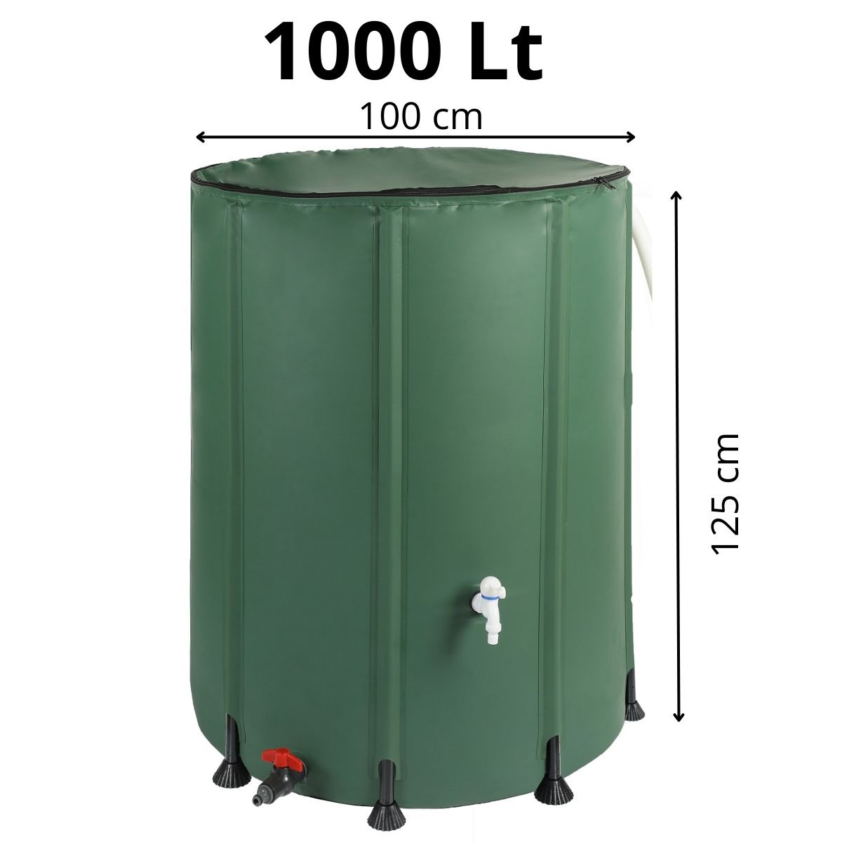 ASIST smart garden Skládací sud na vodu 1000L