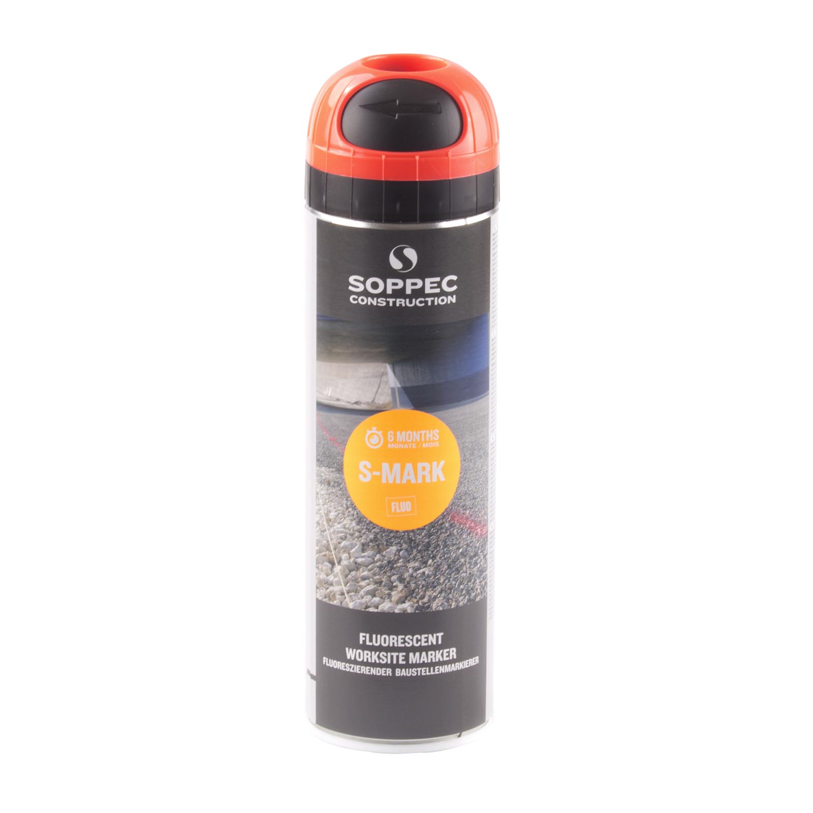SOPPEC Značkovací sprej Soppec S-Mark, 6M | červený, 500 ml