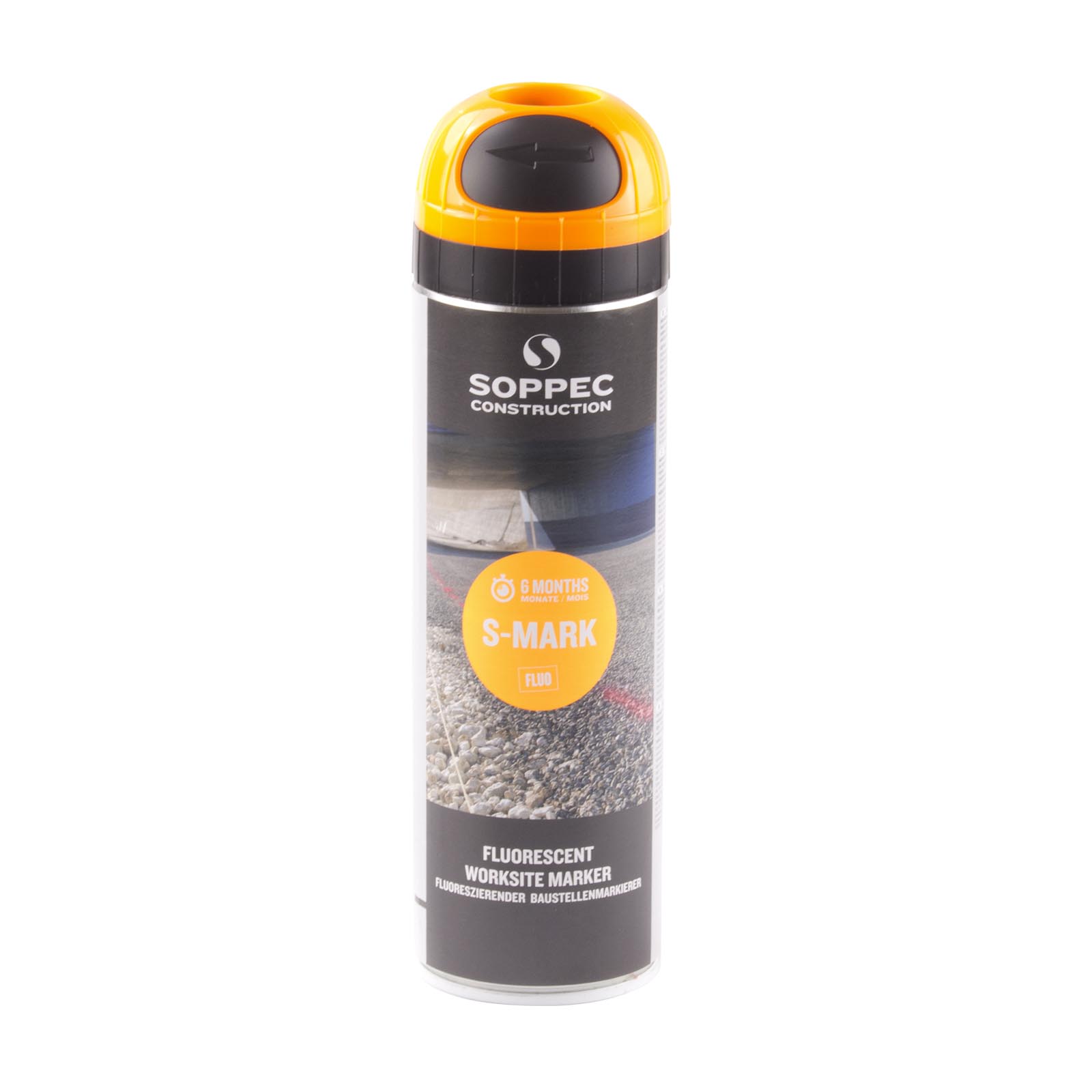 SOPPEC Značkovací sprej Soppec S-Mark, 6M | oranžový, 500 ml