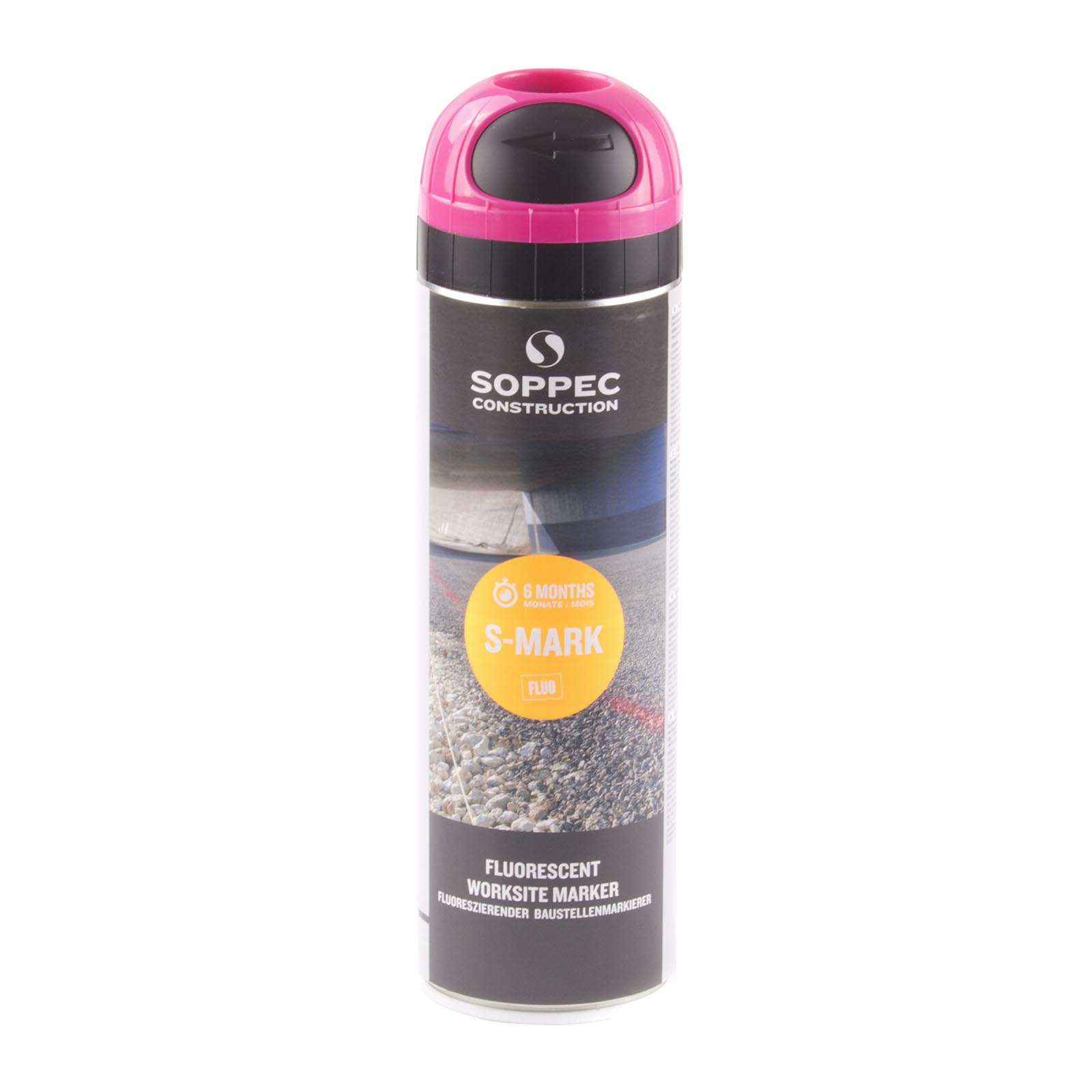 SOPPEC Značkovací sprej Soppec S-Mark, 6M | růžový, 500 ml