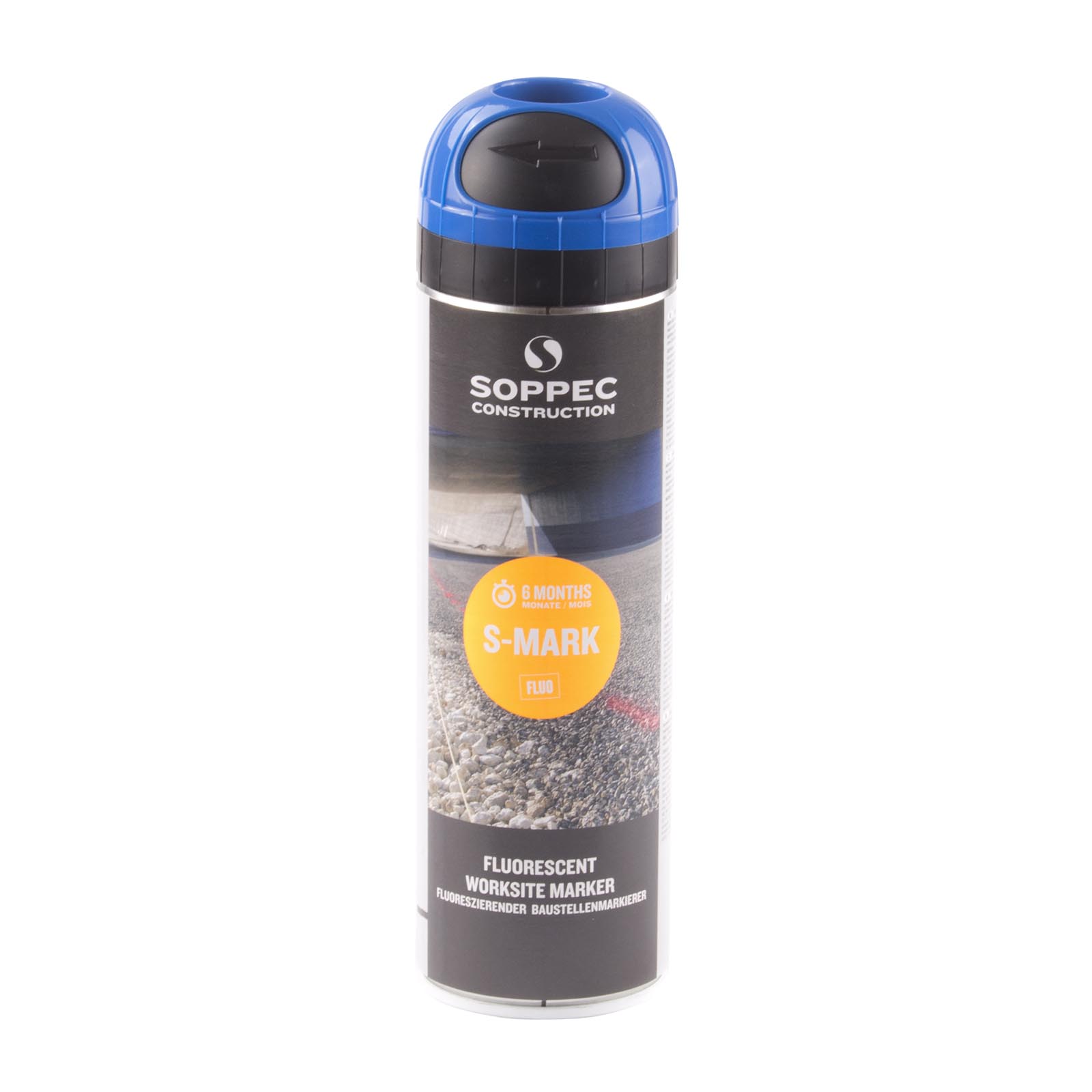 SOPPEC Značkovací sprej Soppec S-Mark, 6M | modrý, 500 ml