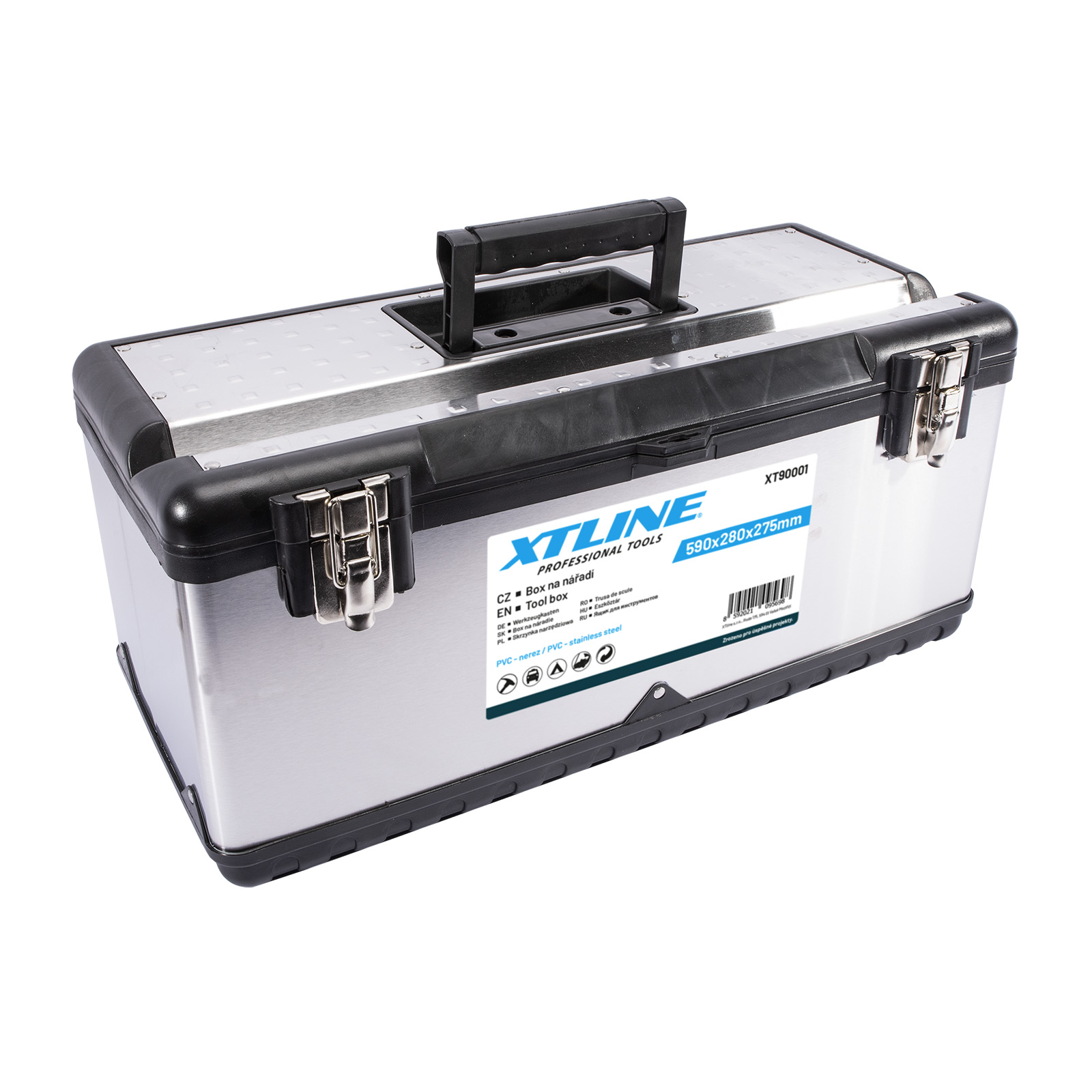 XTLINE Box na nářadí nerezový | 590x280x275 mm