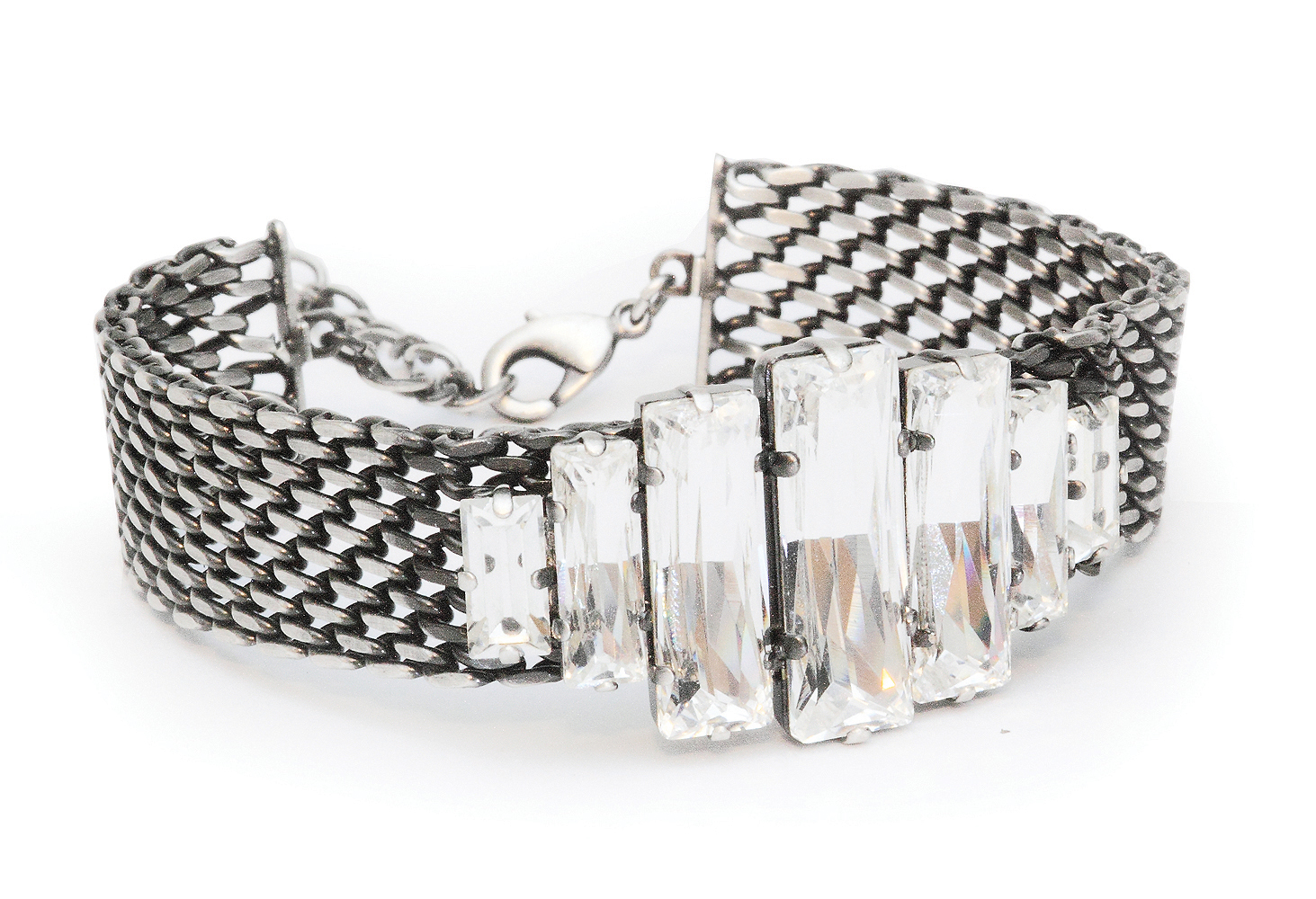 Náramek Glamour ,MADE WITH SWAROVSKI CRYSTALS