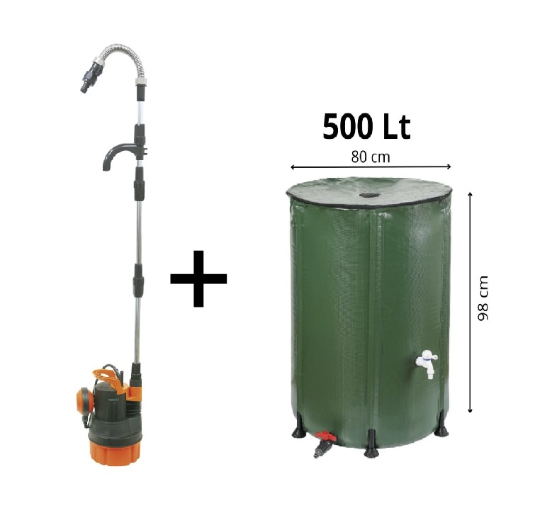 ASIST smart garden SET skládací sud 500 + sudové čerpadlo